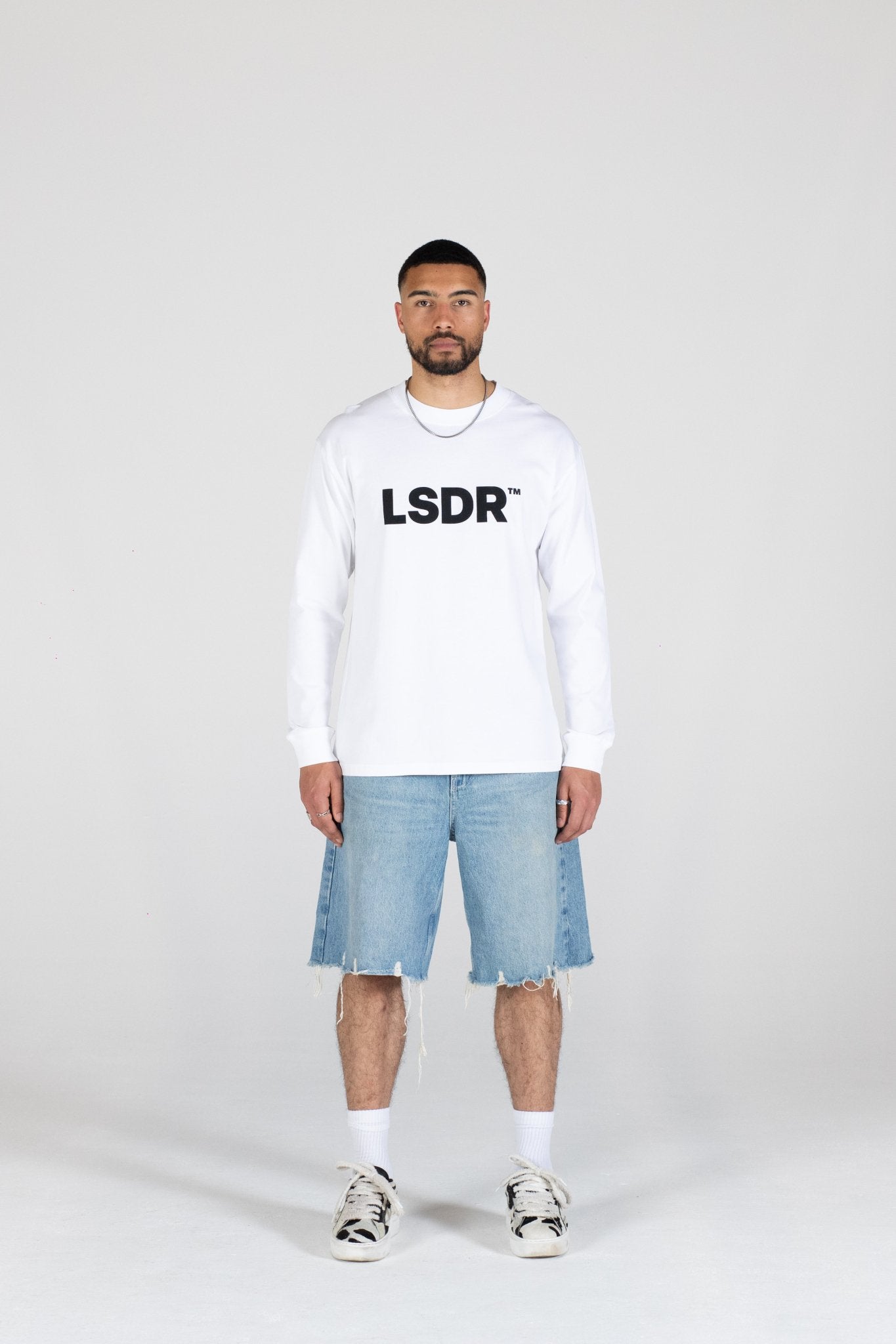 BOLD LOGO LONG SLEEVE - BRIGHT WHITE - LA SCÈNE DE RUELong sleeved T-shirtLA SCÈNE DE RUELA SCÈNE DE RUE