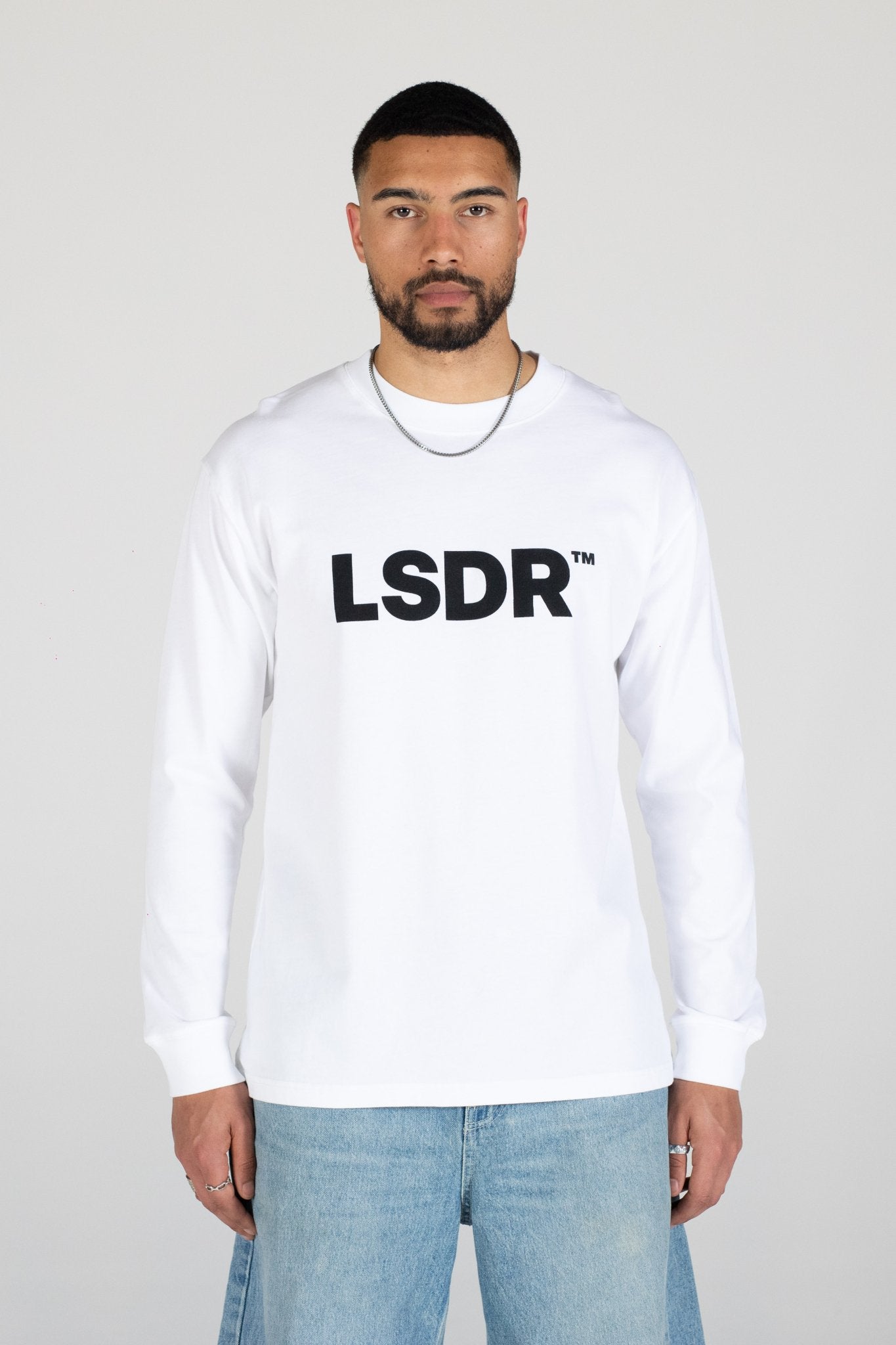 BOLD LOGO LONG SLEEVE - BRIGHT WHITE - LA SCÈNE DE RUELong sleeved T-shirtLA SCÈNE DE RUELA SCÈNE DE RUE