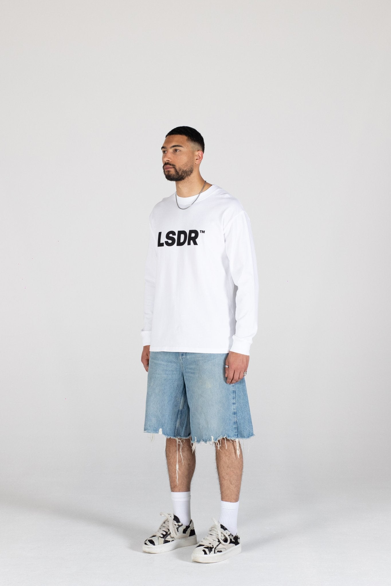 BOLD LOGO LONG SLEEVE - BRIGHT WHITE - LA SCÈNE DE RUELong sleeved T-shirtLA SCÈNE DE RUELA SCÈNE DE RUE