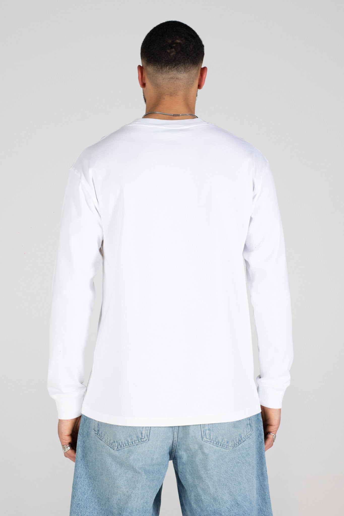 BOLD LOGO LONG SLEEVE - BRIGHT WHITE - LA SCÈNE DE RUELong sleeved T-shirtLA SCÈNE DE RUELA SCÈNE DE RUE