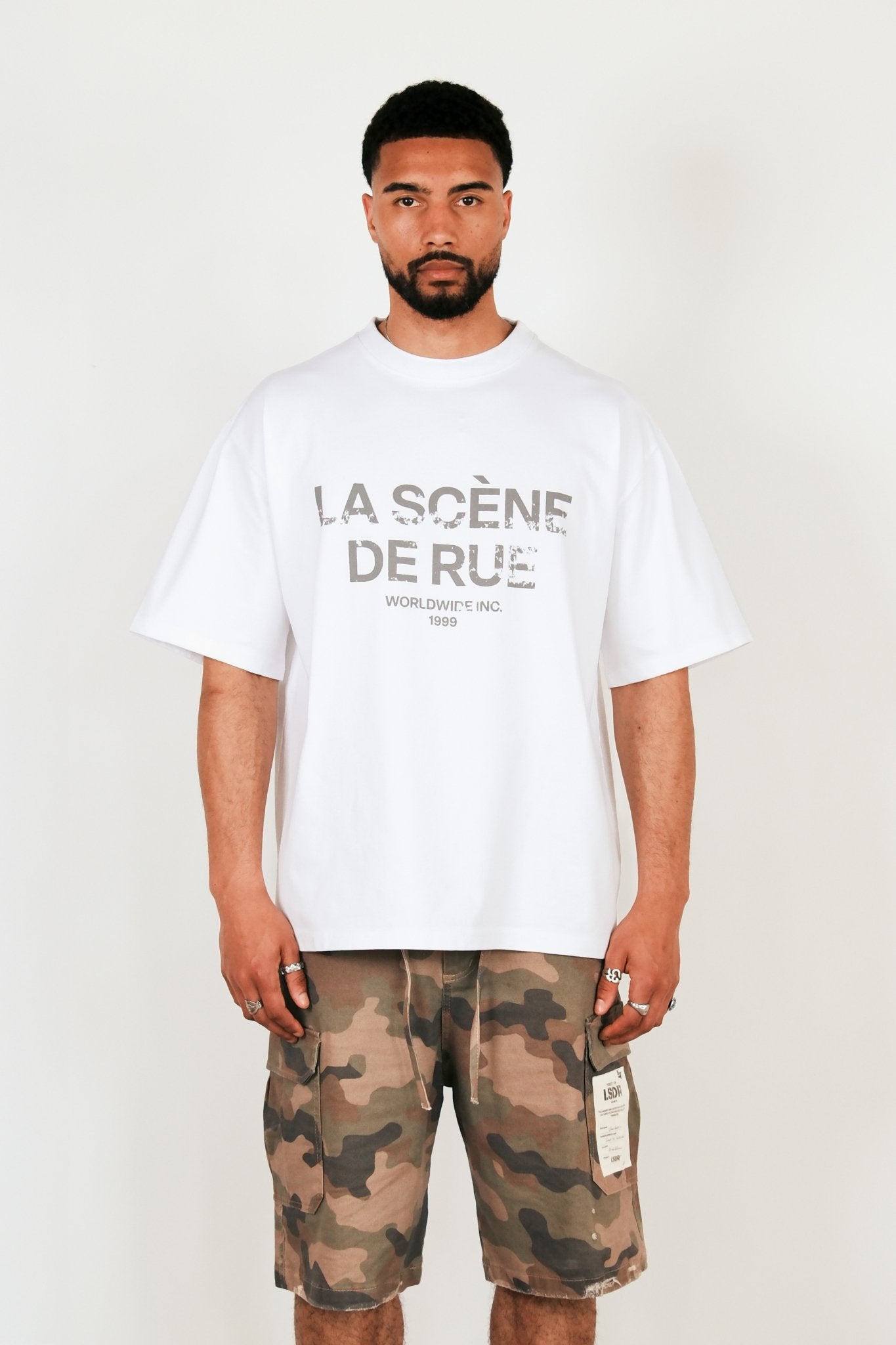 PURPOSE T-SHIRT - AGED WHITE - LA SCÈNE DE RUET-ShirtLA SCÈNE DE RUELA SCÈNE DE RUE - LSDR T-SHIRT WHITE