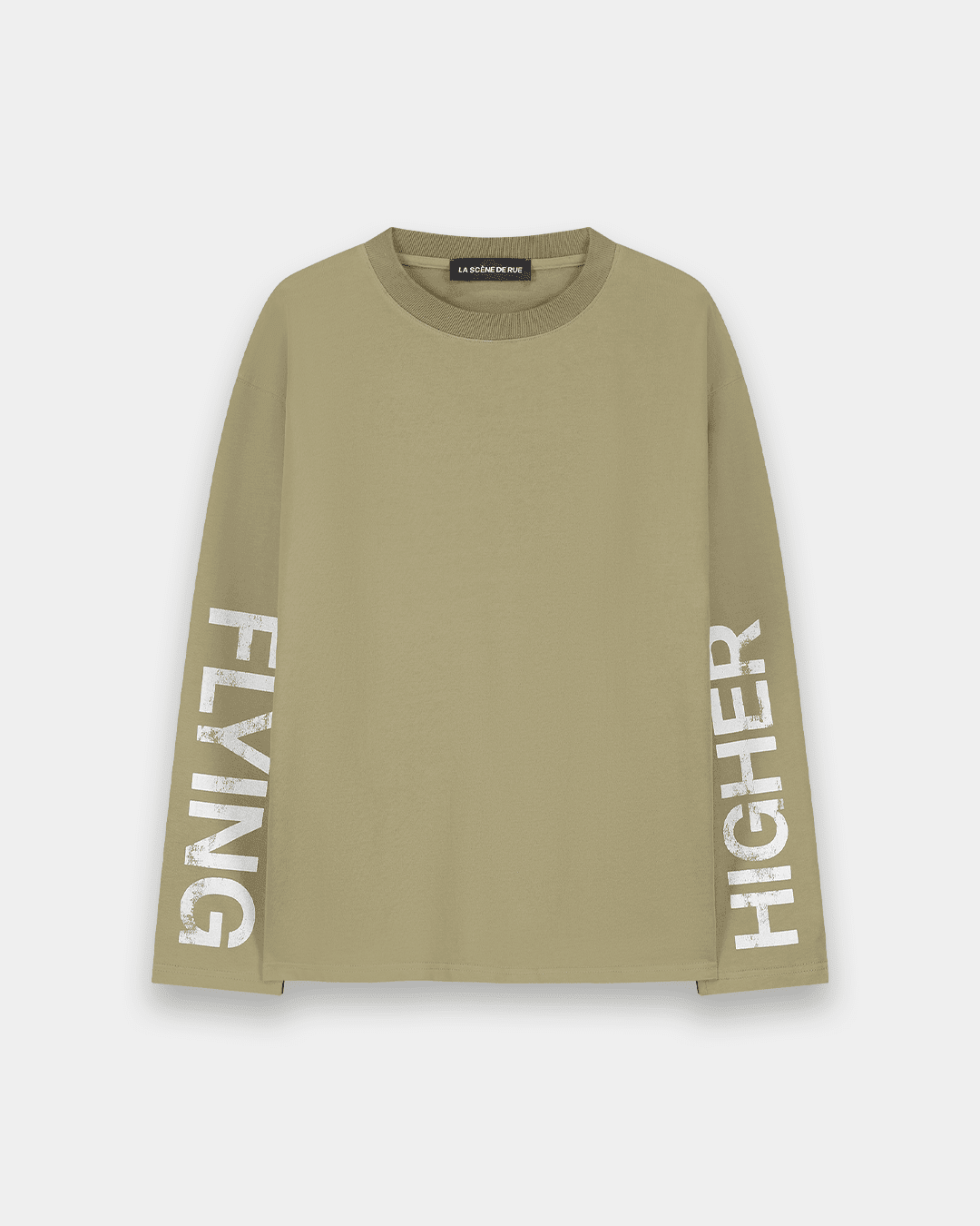 FLYING HIGHER LONG SLEEVE - DEEP GREEN - LA SCÈNE DE RUELong sleeved T-shirtLA SCÈNE DE RUELA SCÈNE DE RUE