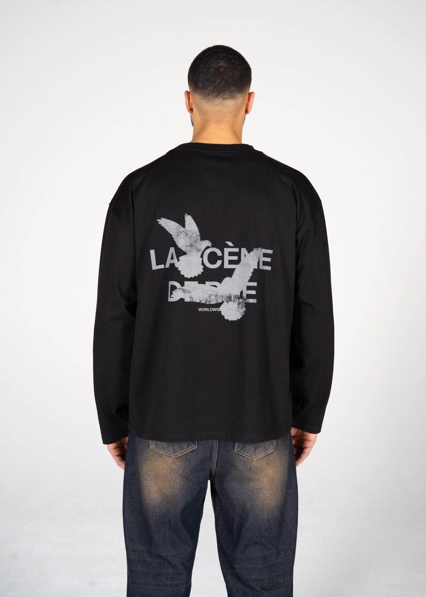 FLYING HIGHER LONG SLEEVE - FADED BLACK - LA SCÈNE DE RUELong sleeved T-shirtLA SCÈNE DE RUELA SCÈNE DE RUE