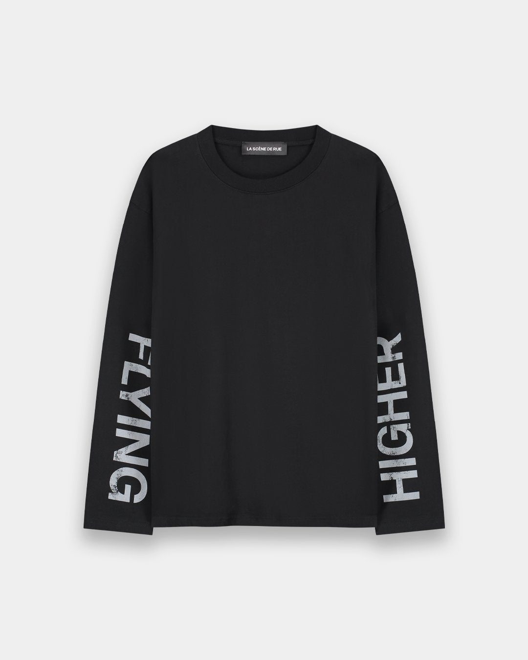 FLYING HIGHER LONG SLEEVE - FADED BLACK - LA SCÈNE DE RUELong sleeved T-shirtLA SCÈNE DE RUELA SCÈNE DE RUE