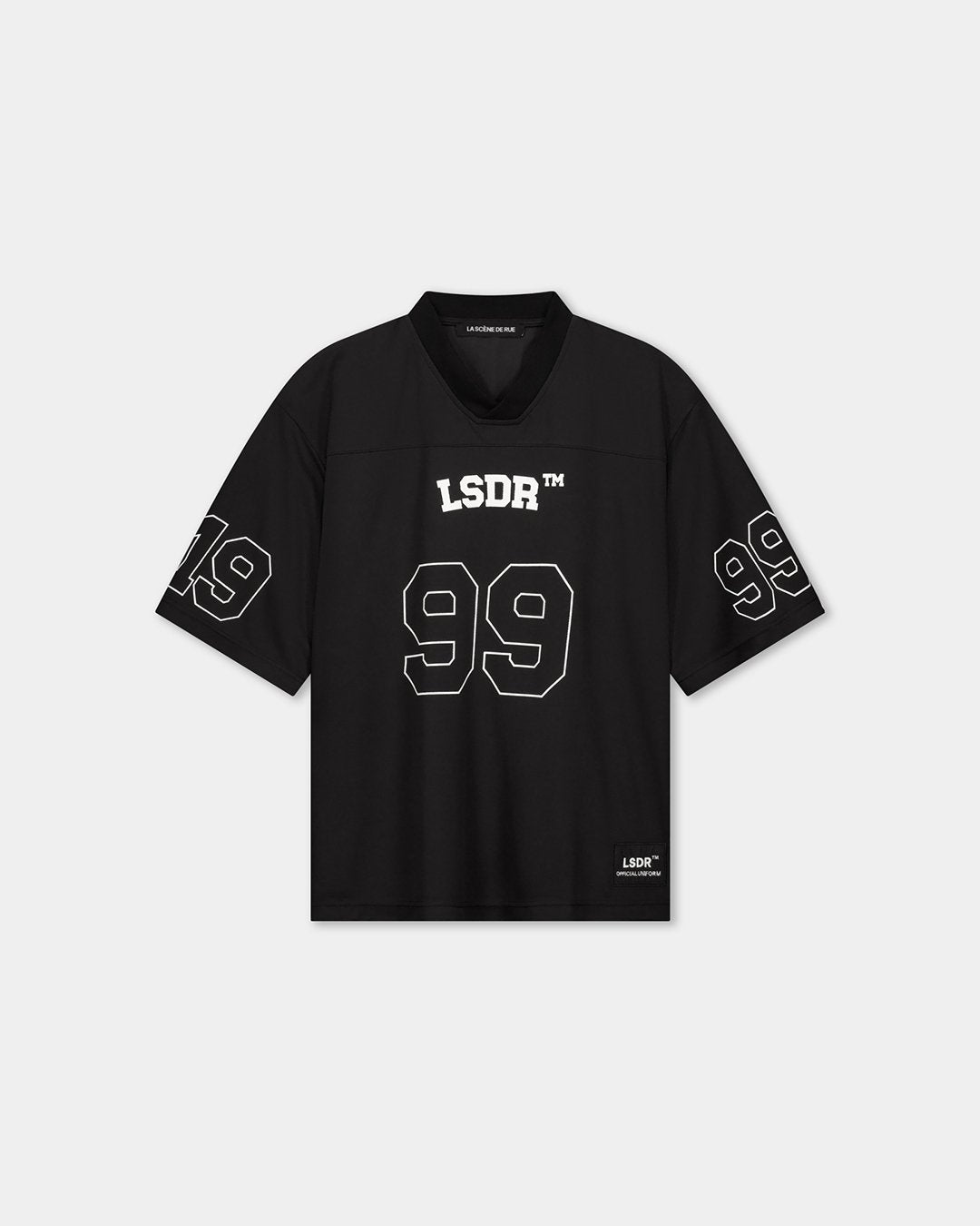 FOOTBALL JERSEY - JET BLACK - LA SCÈNE DE RUET-ShirtLA SCÈNE DE RUELA SCÈNE DE RUE