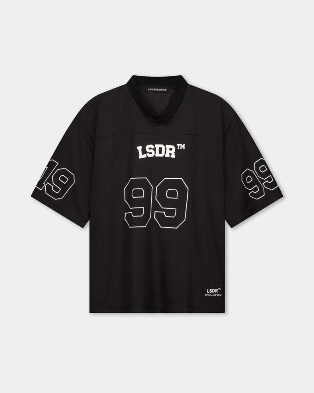 FOOTBALL JERSEY - JET BLACK - LA SCÈNE DE RUET-ShirtLA SCÈNE DE RUELA SCÈNE DE RUE