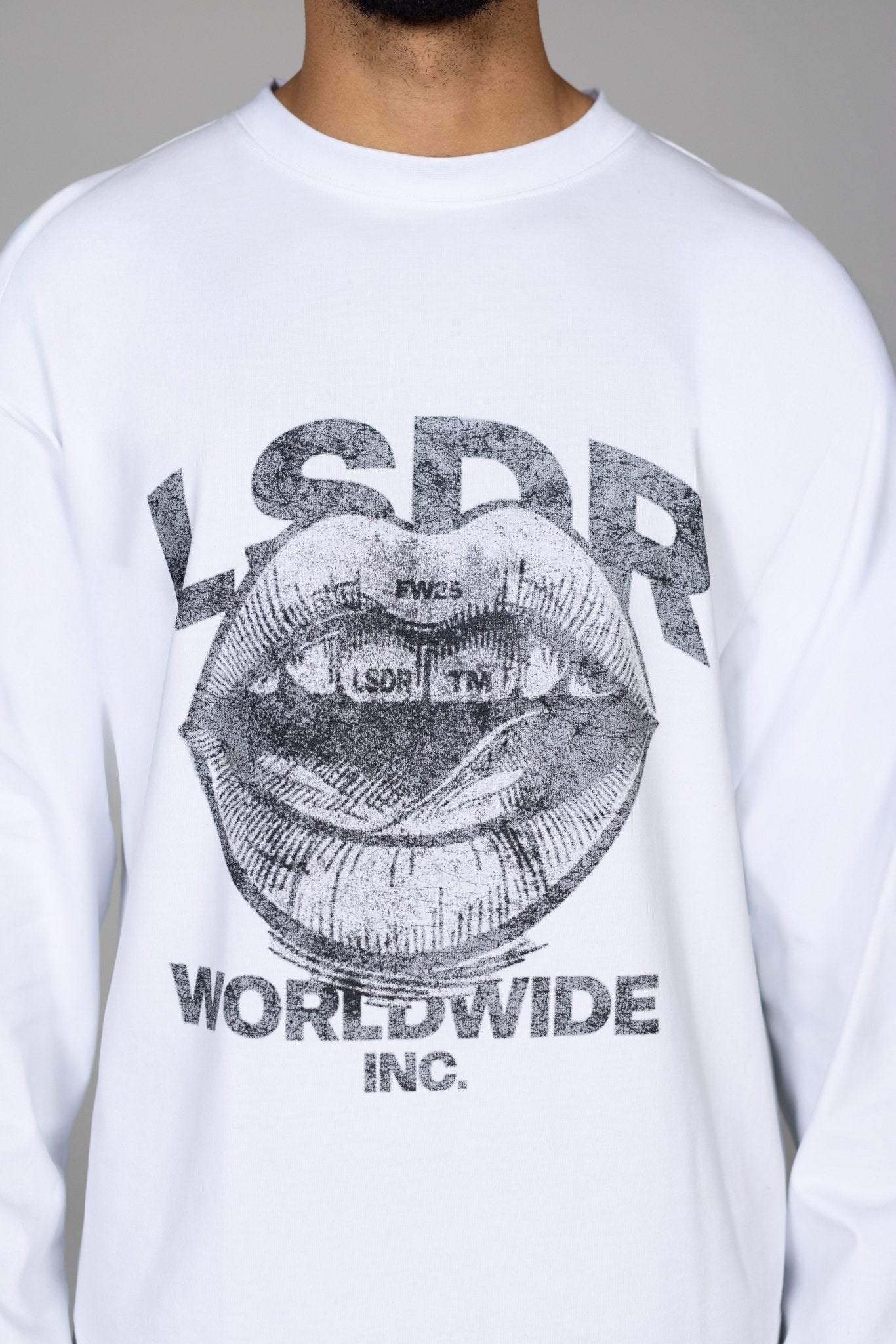 INTENSITY LONG SLEEVE - AGED WHITE - LA SCÈNE DE RUELong sleeved T-shirtLA SCÈNE DE RUELA SCÈNE DE RUE