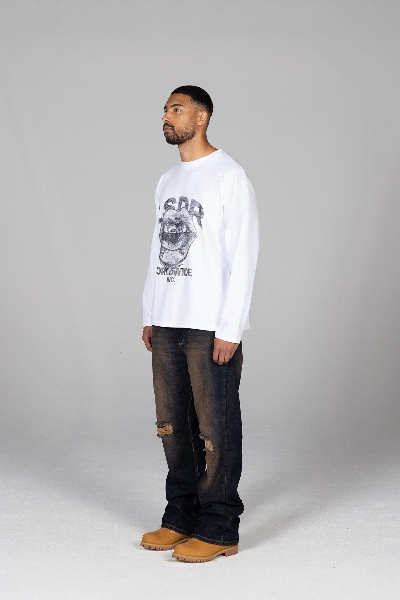 INTENSITY LONG SLEEVE - AGED WHITE - LA SCÈNE DE RUELong sleeved T-shirtLA SCÈNE DE RUELA SCÈNE DE RUE