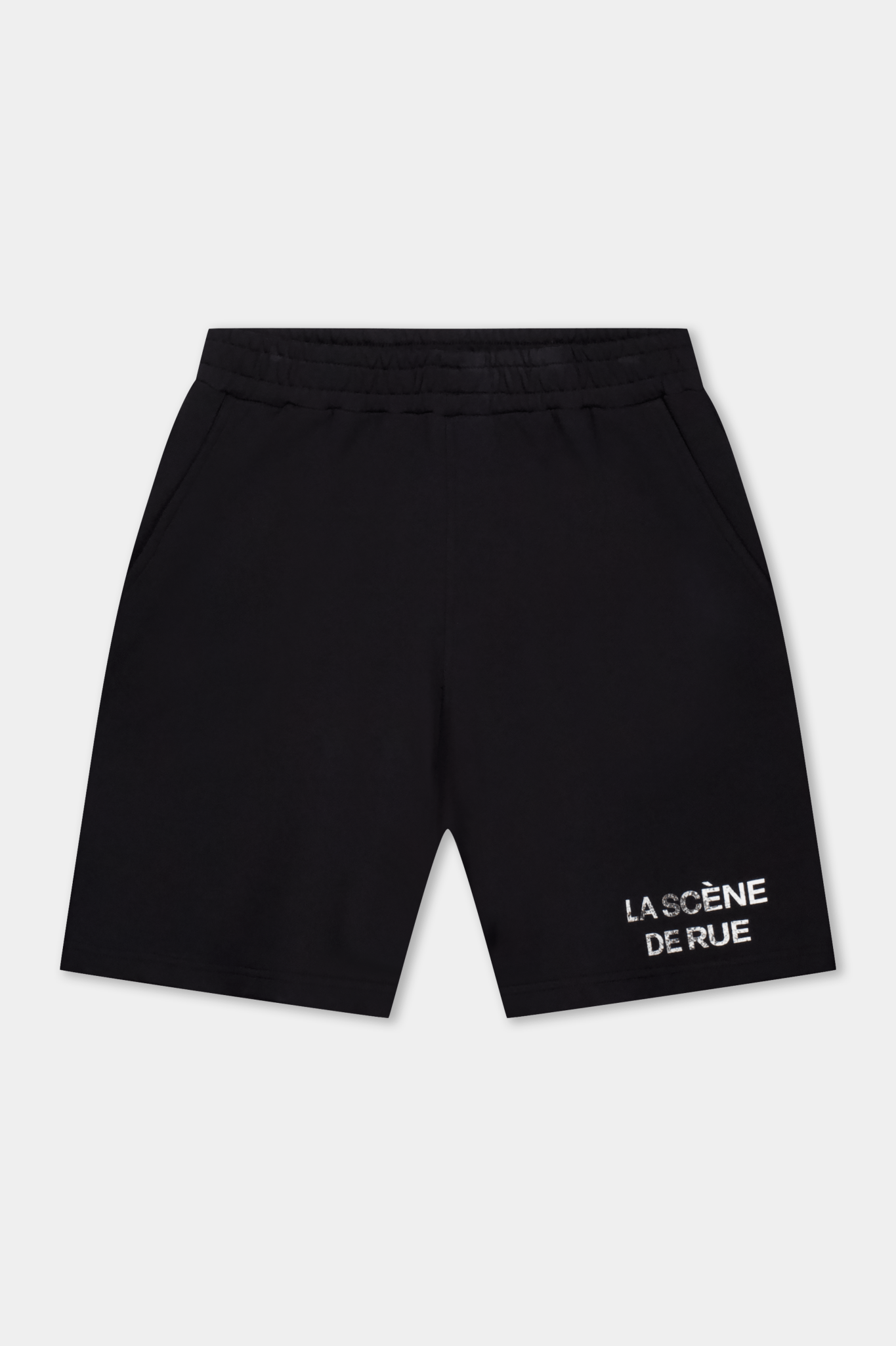 LOGO SHORT V1 - JET BLACK - LA SCÈNE DE RUETrackpantsLA SCÈNE DE RUELA SCÈNE DE RUE