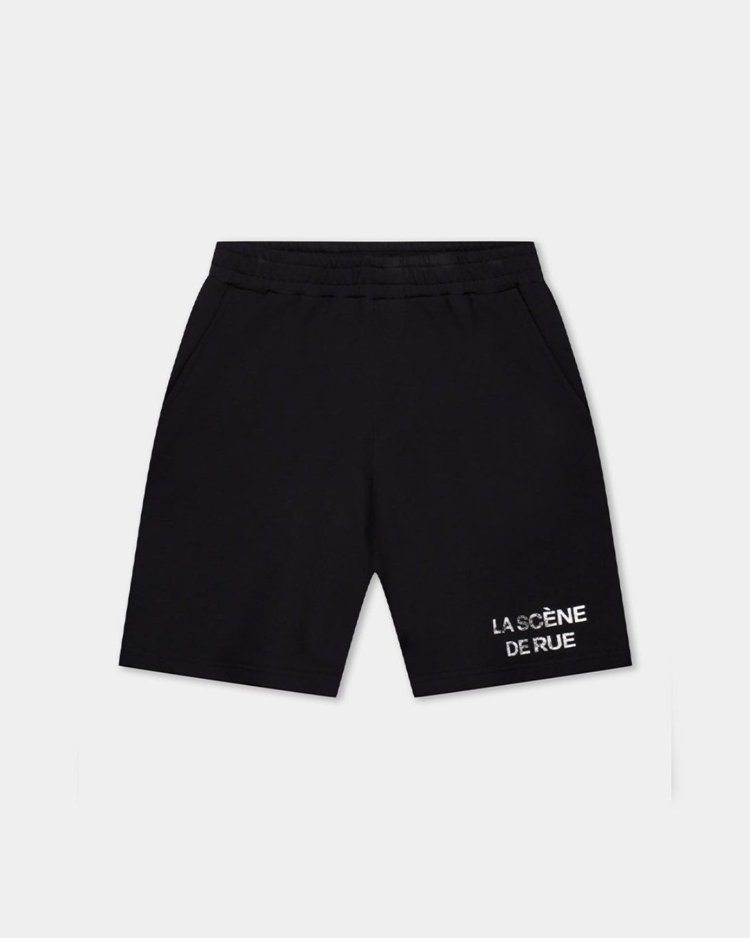 LOGO SHORT V1 - JET BLACK - LA SCÈNE DE RUETrackpantsLA SCÈNE DE RUELA SCÈNE DE RUE