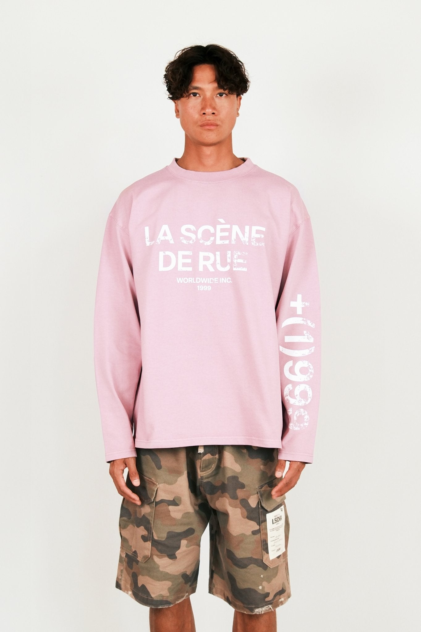 PURPOSE LONG SLEEVE - DUSTY PINK - LA SCÈNE DE RUELong sleeved T-shirtLA SCÈNE DE RUELA SCÈNE DE RUE