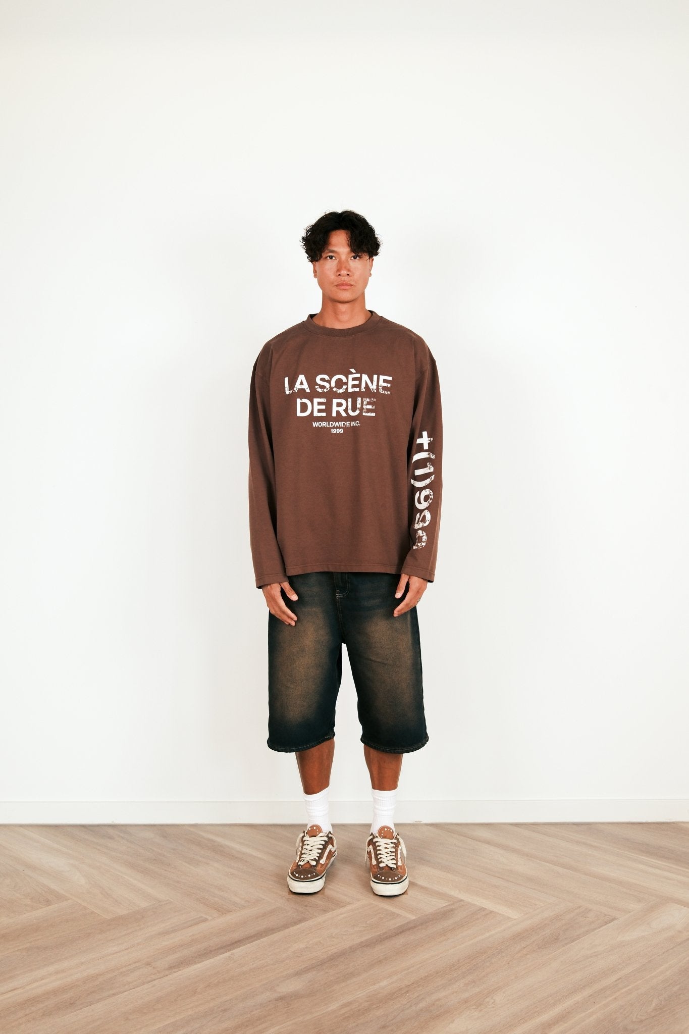 PURPOSE LONG SLEEVE - SEAL BROWN - LA SCÈNE DE RUELong sleeved T-shirtLA SCÈNE DE RUELA SCÈNE DE RUE