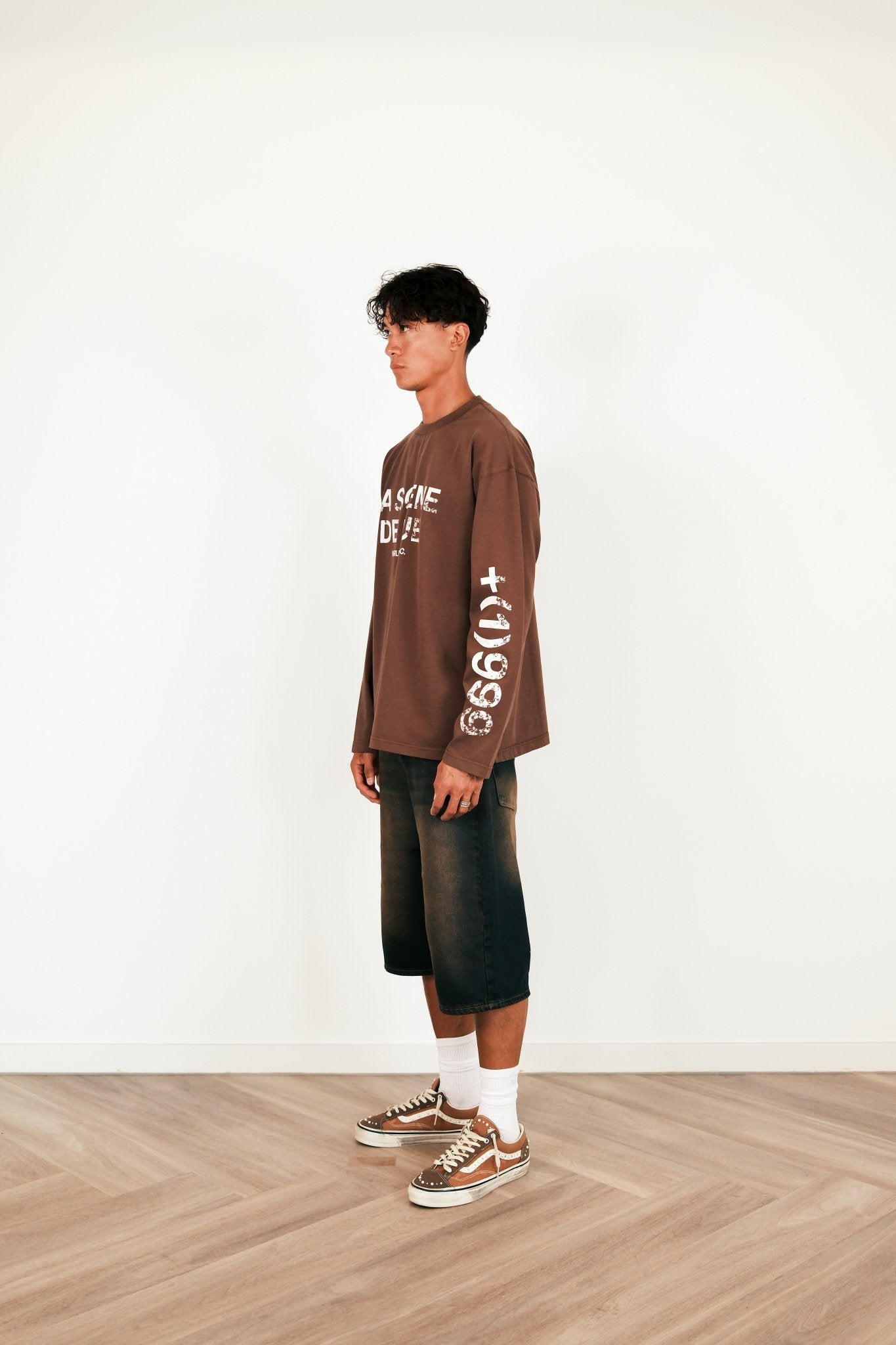 PURPOSE LONG SLEEVE - SEAL BROWN - LA SCÈNE DE RUELong sleeved T-shirtLA SCÈNE DE RUELA SCÈNE DE RUE