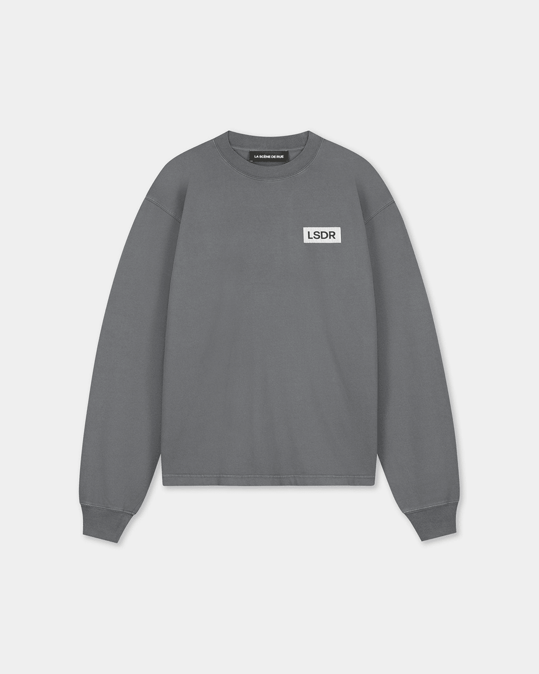 UDR LONG SLEEVE T - SHIRT - GRAY PINSTRIPE - LA SCÈNE DE RUELong sleeved T-shirtLA SCÈNE DE RUELA SCÈNE DE RUE