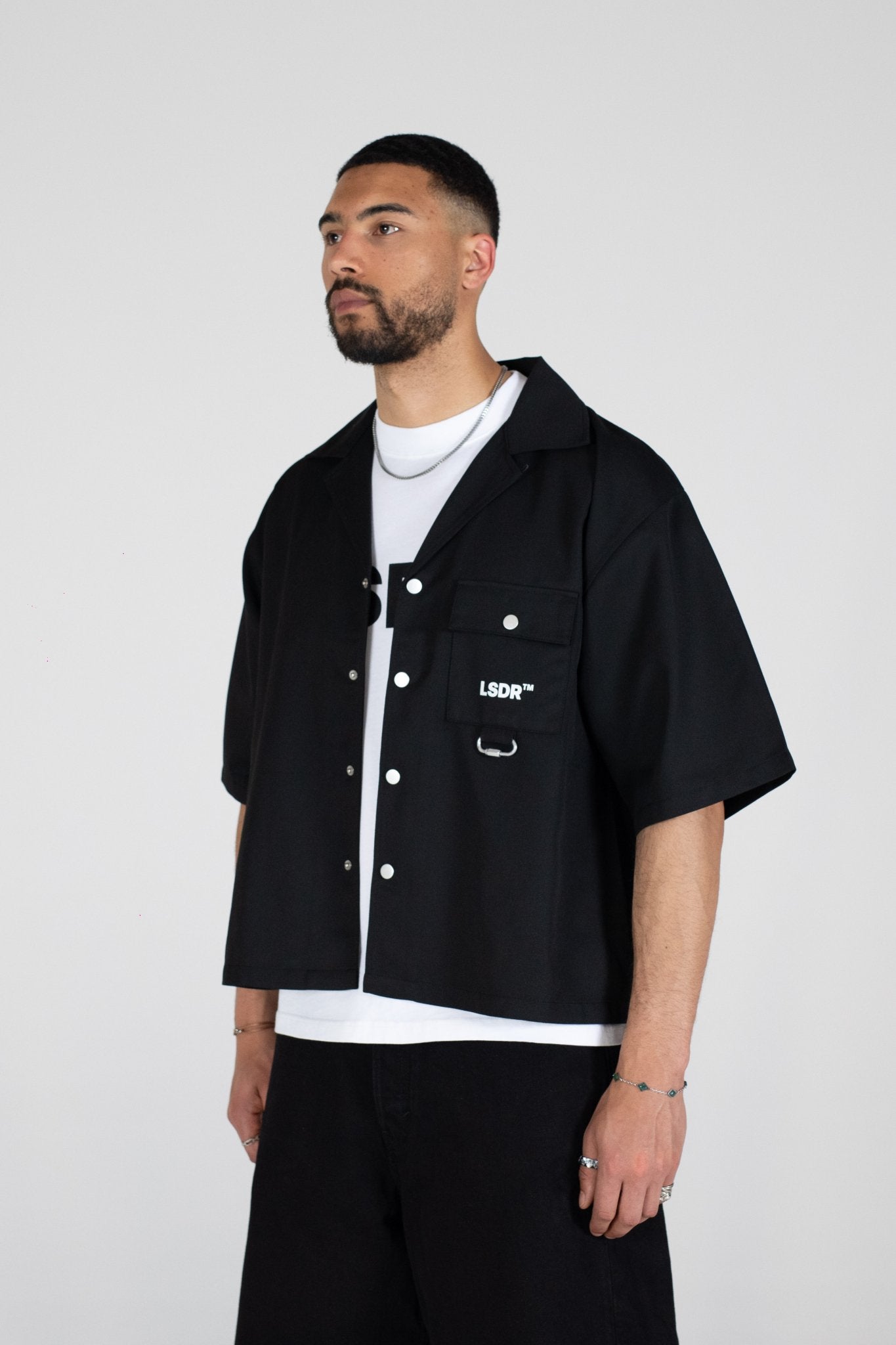 UTILITY SHIRT - JET BLACK - LA SCÈNE DE RUEUtility ShirtLA SCÈNE DE RUELA SCÈNE DE RUE