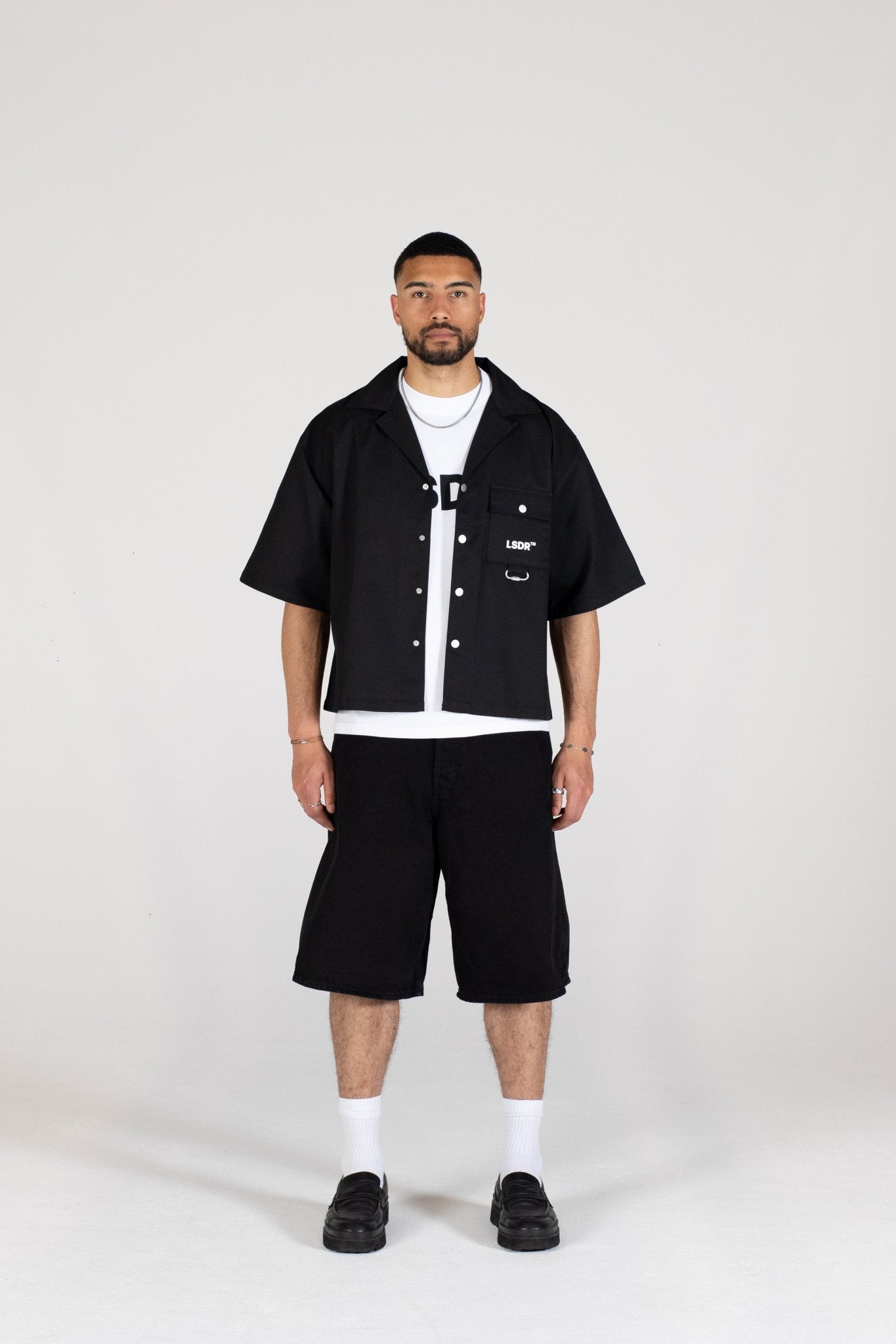 UTILITY SHIRT - JET BLACK - LA SCÈNE DE RUEUtility ShirtLA SCÈNE DE RUELA SCÈNE DE RUE
