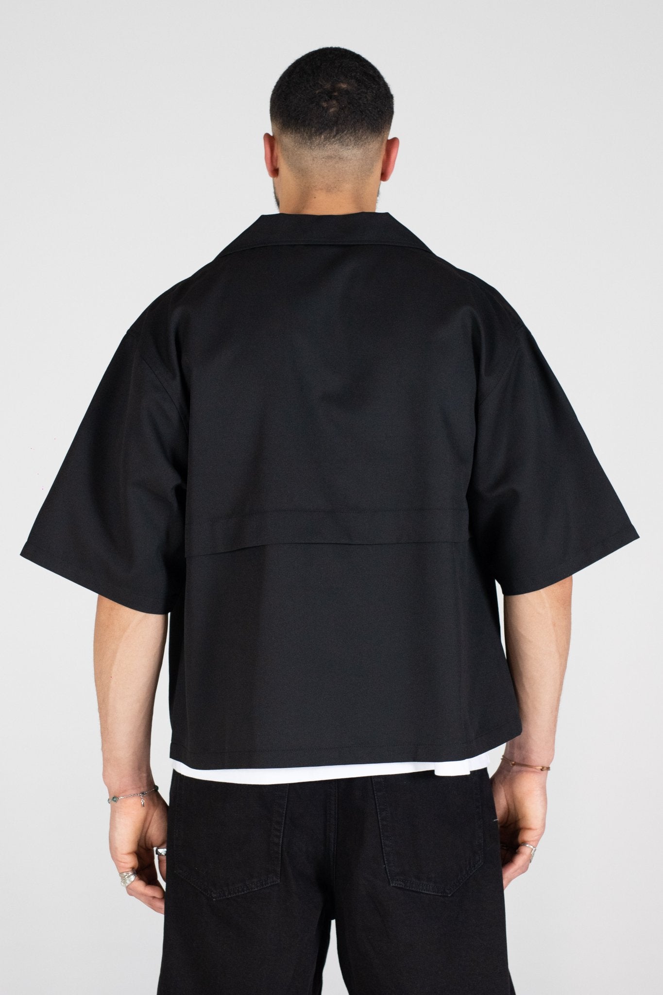 UTILITY SHIRT - JET BLACK - LA SCÈNE DE RUEUtility ShirtLA SCÈNE DE RUELA SCÈNE DE RUE