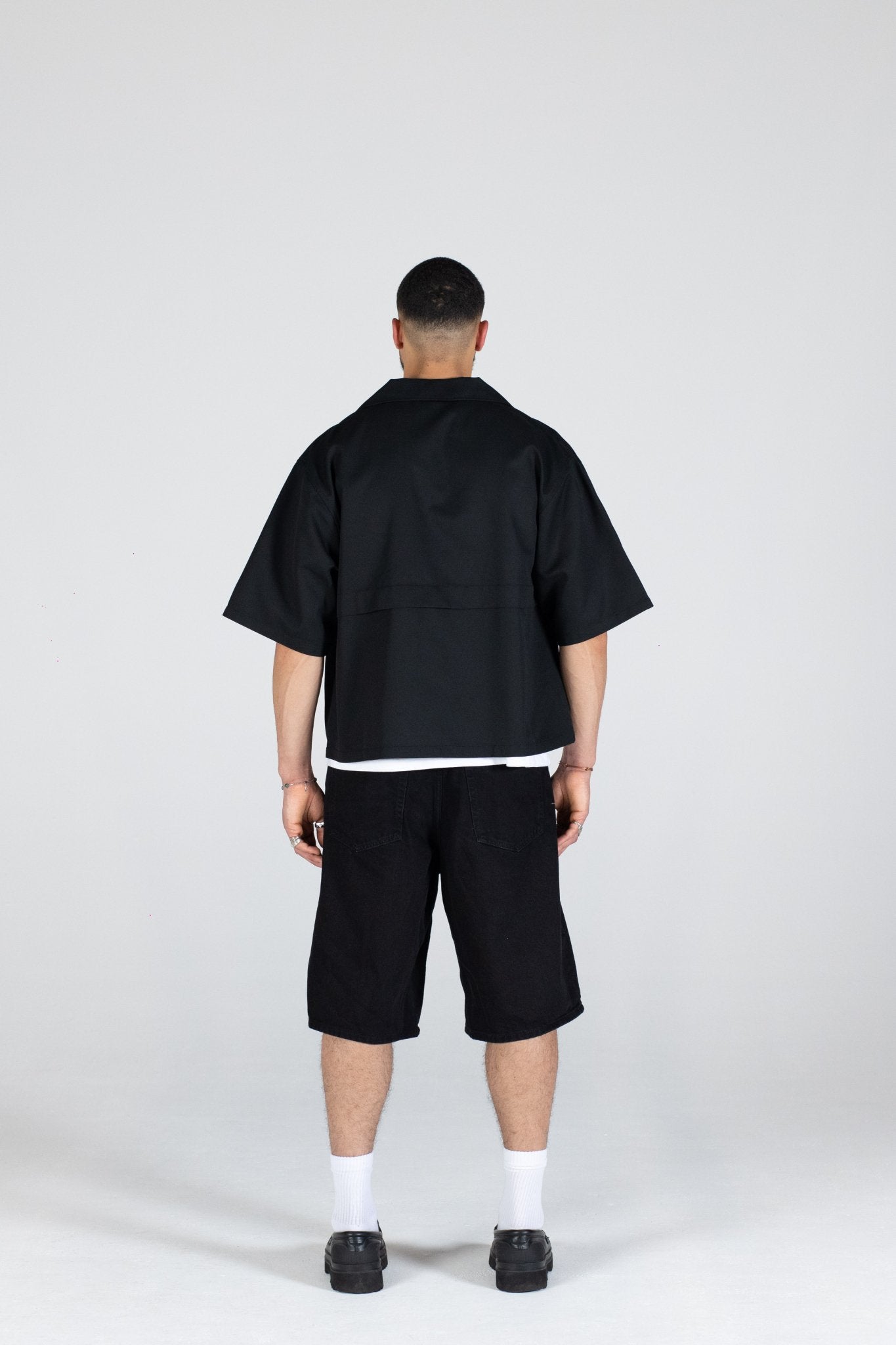 UTILITY SHIRT - JET BLACK - LA SCÈNE DE RUEUtility ShirtLA SCÈNE DE RUELA SCÈNE DE RUE