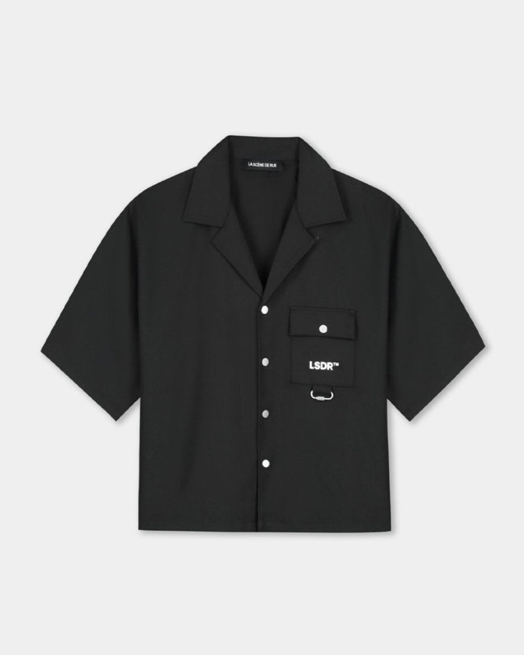 UTILITY SHIRT - JET BLACK - LA SCÈNE DE RUEUtility ShirtLA SCÈNE DE RUELA SCÈNE DE RUE