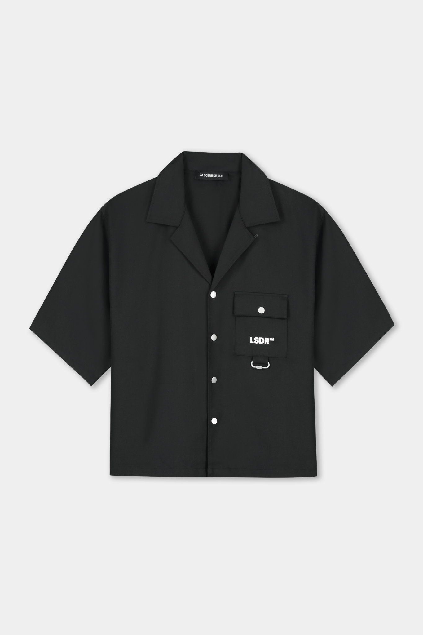 UTILITY SHIRT - JET BLACK - LA SCÈNE DE RUEUtility ShirtLA SCÈNE DE RUELA SCÈNE DE RUE