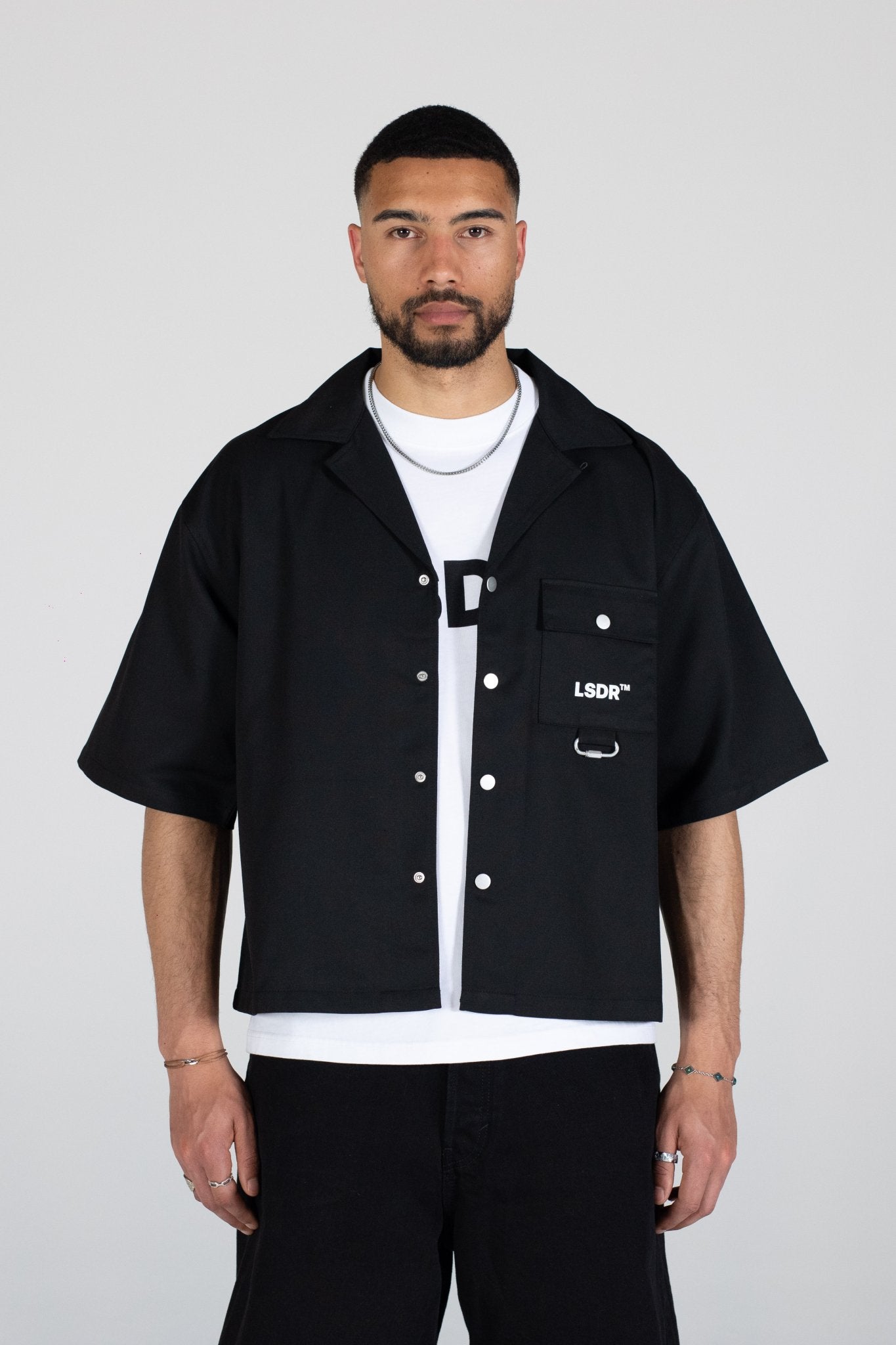 UTILITY SHIRT - JET BLACK - LA SCÈNE DE RUEUtility ShirtLA SCÈNE DE RUELA SCÈNE DE RUE
