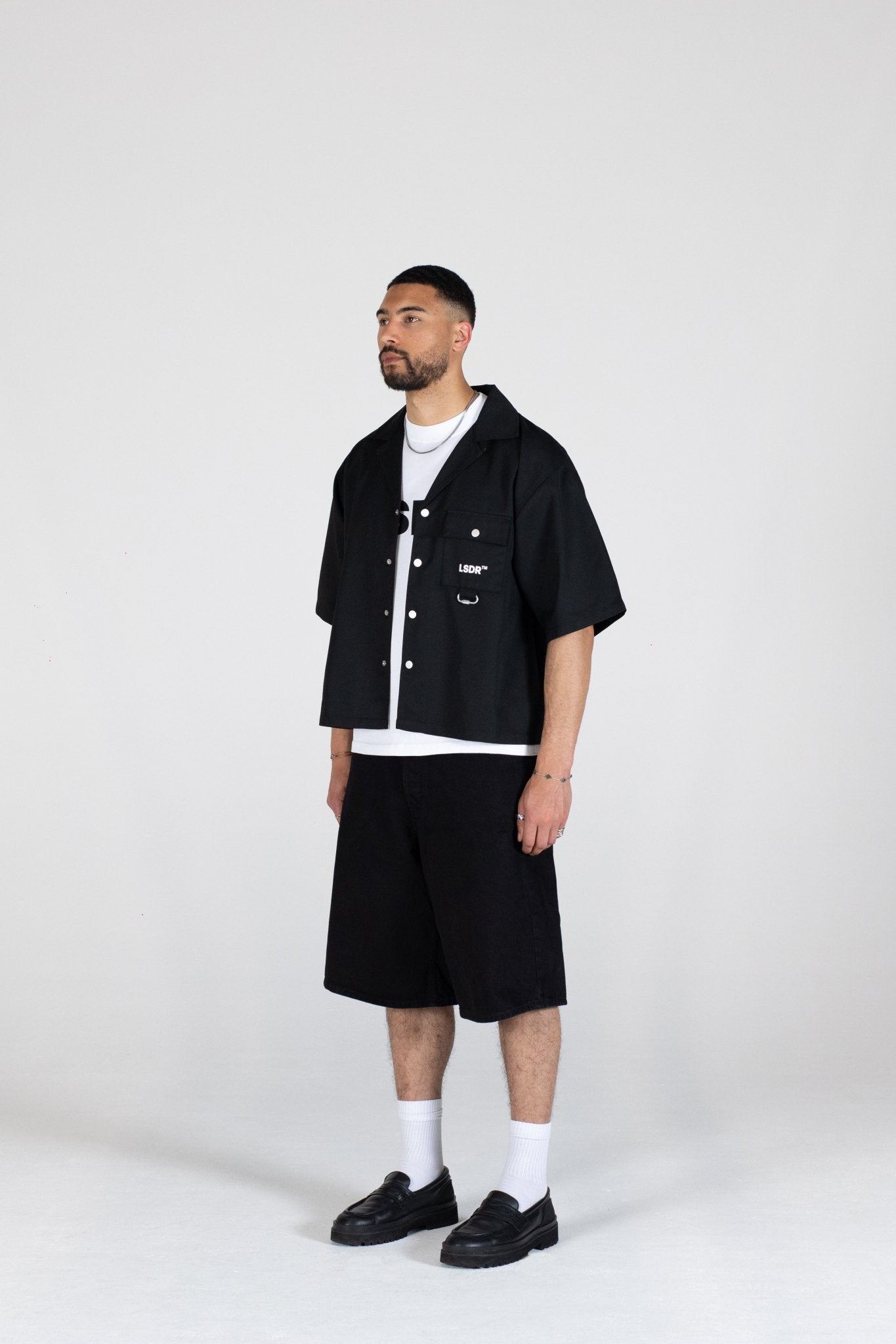 UTILITY SHIRT - JET BLACK - LA SCÈNE DE RUEUtility ShirtLA SCÈNE DE RUELA SCÈNE DE RUE