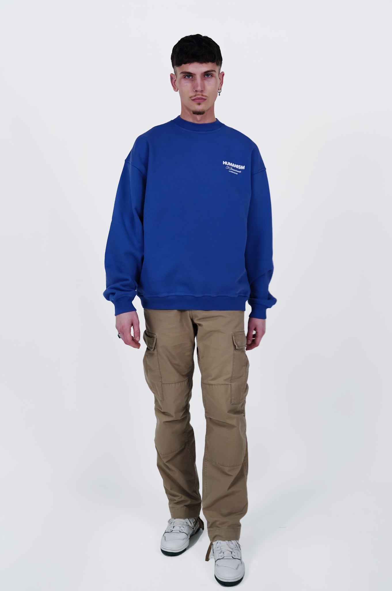 HUMANISM SWEATER - MARLIN BLUE - LA SCÈNE DE RUESweaterLA SCÈNE DE RUELA SCÈNE DE RUE