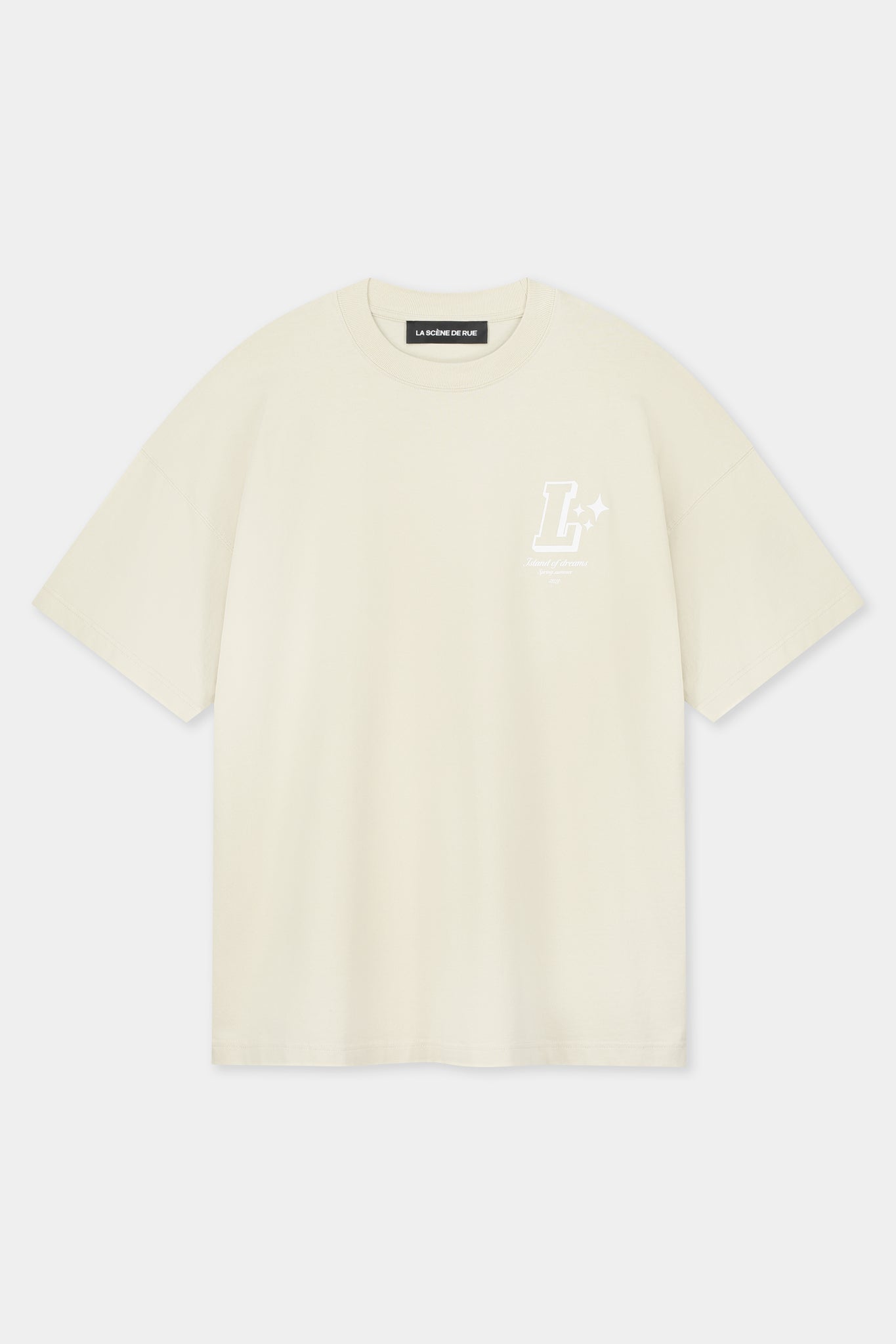 ISLAND STARS T-SHIRT - OATMEAL - LA SCÈNE DE RUET-ShirtLA SCÈNE DE RUELA SCÈNE DE RUE