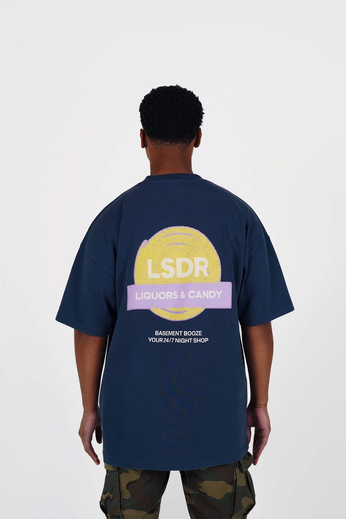 NIGHT SHOP T-SHIRT - INSIGNIA BLUE - LA SCÈNE DE RUET-ShirtLA SCÈNE DE RUELA SCÈNE DE RUE