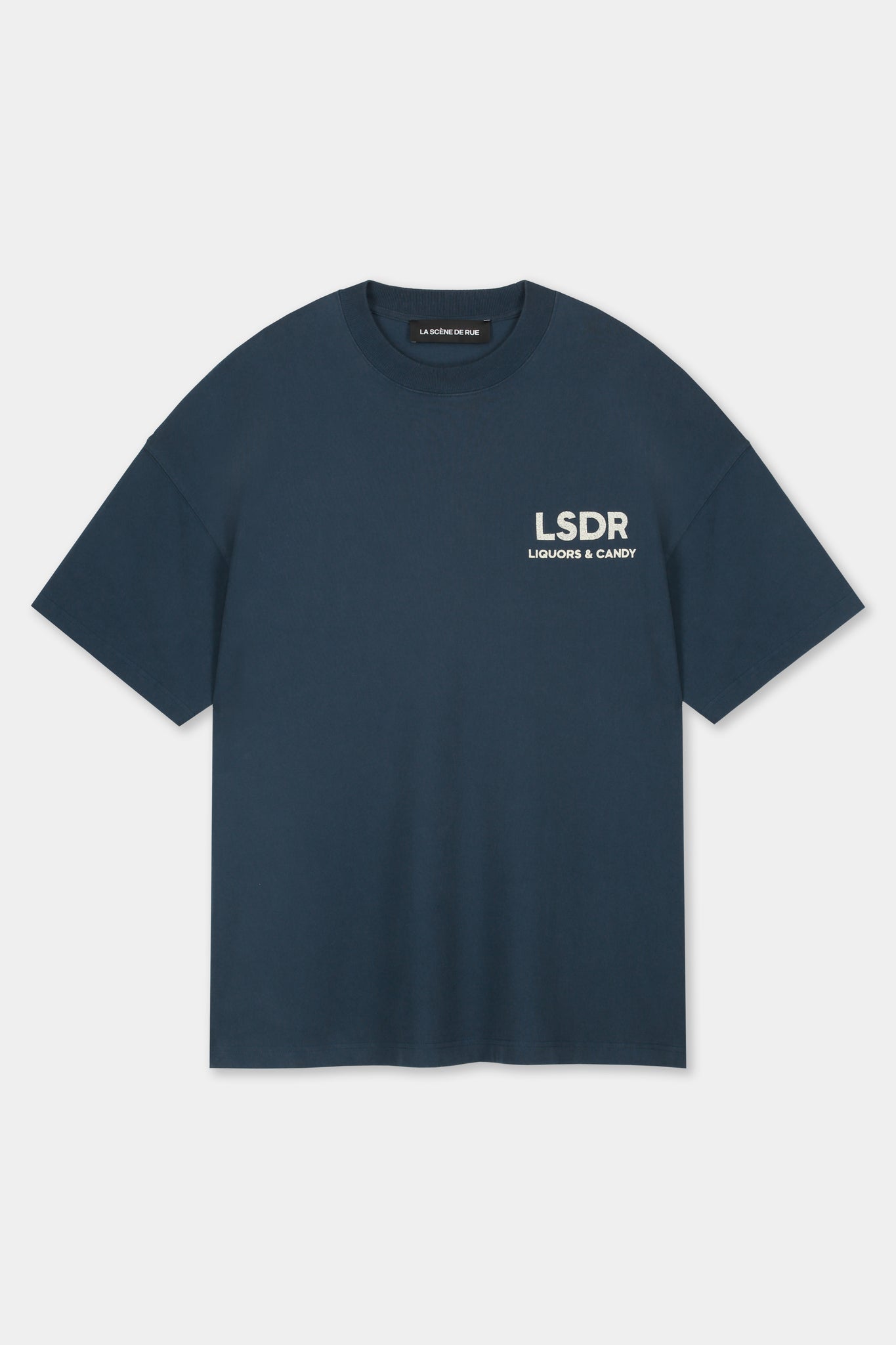 NIGHT SHOP T-SHIRT - INSIGNIA BLUE - LA SCÈNE DE RUET-ShirtLA SCÈNE DE RUELA SCÈNE DE RUE