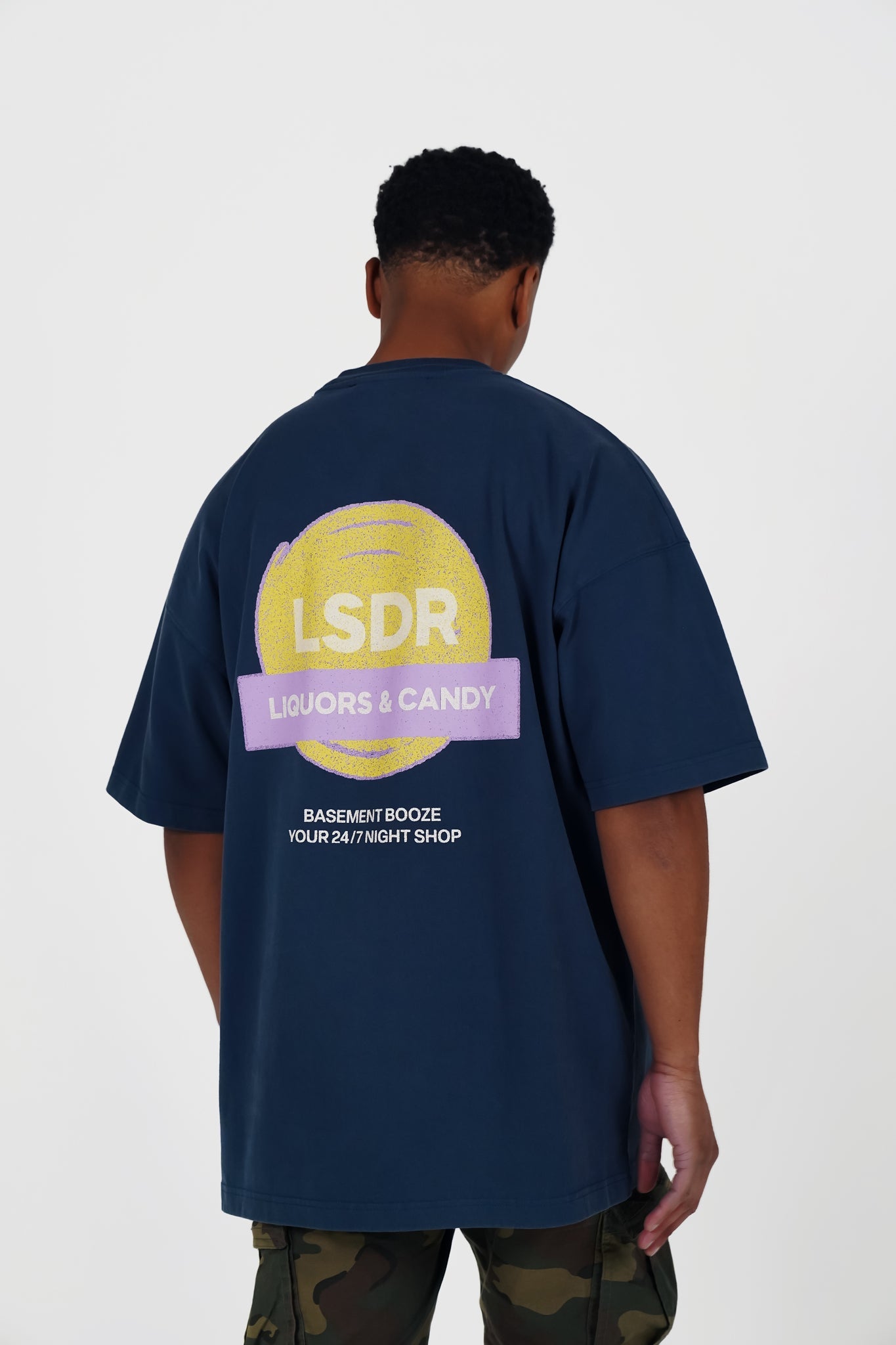 NIGHT SHOP T-SHIRT - INSIGNIA BLUE - LA SCÈNE DE RUET-ShirtLA SCÈNE DE RUELA SCÈNE DE RUE