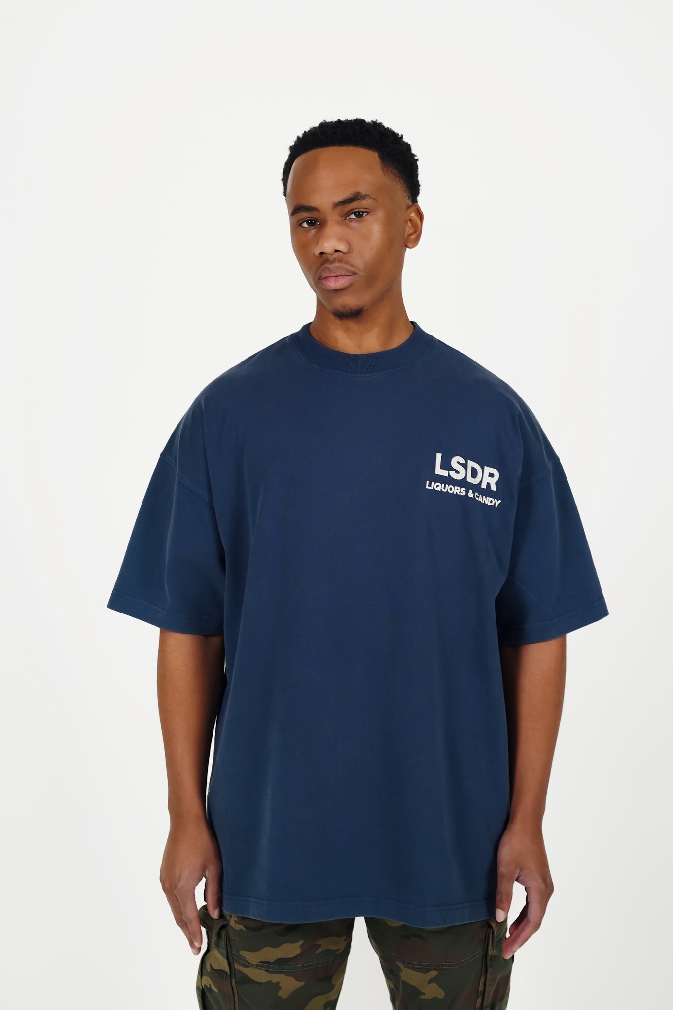 NIGHT SHOP T-SHIRT - INSIGNIA BLUE - LA SCÈNE DE RUET-ShirtLA SCÈNE DE RUELA SCÈNE DE RUE