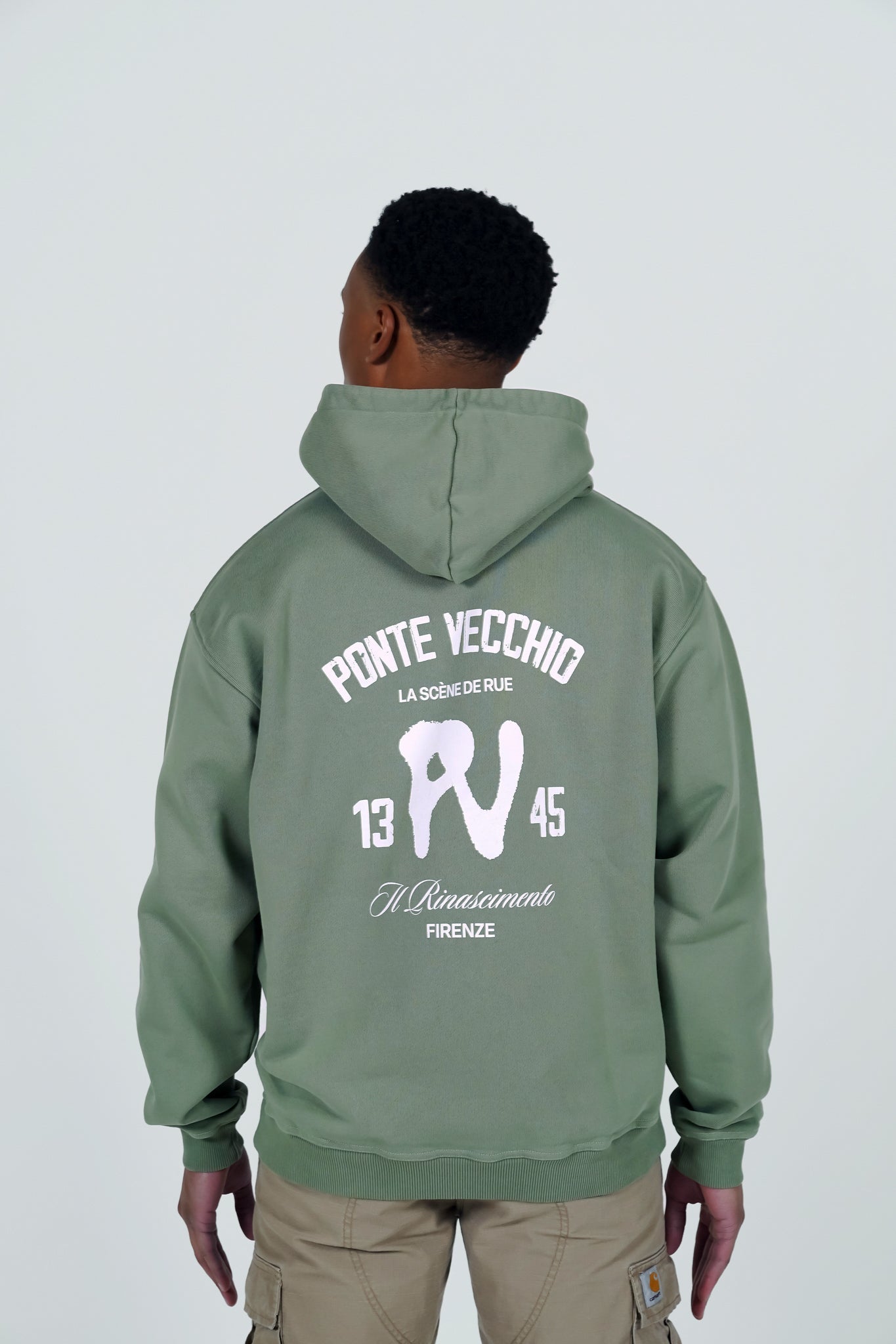 PONTE VECCHIO HOODIE - SEA SPRAY GREEN - LA SCÈNE DE RUEHoodieLA SCÈNE DE RUELA SCÈNE DE RUE