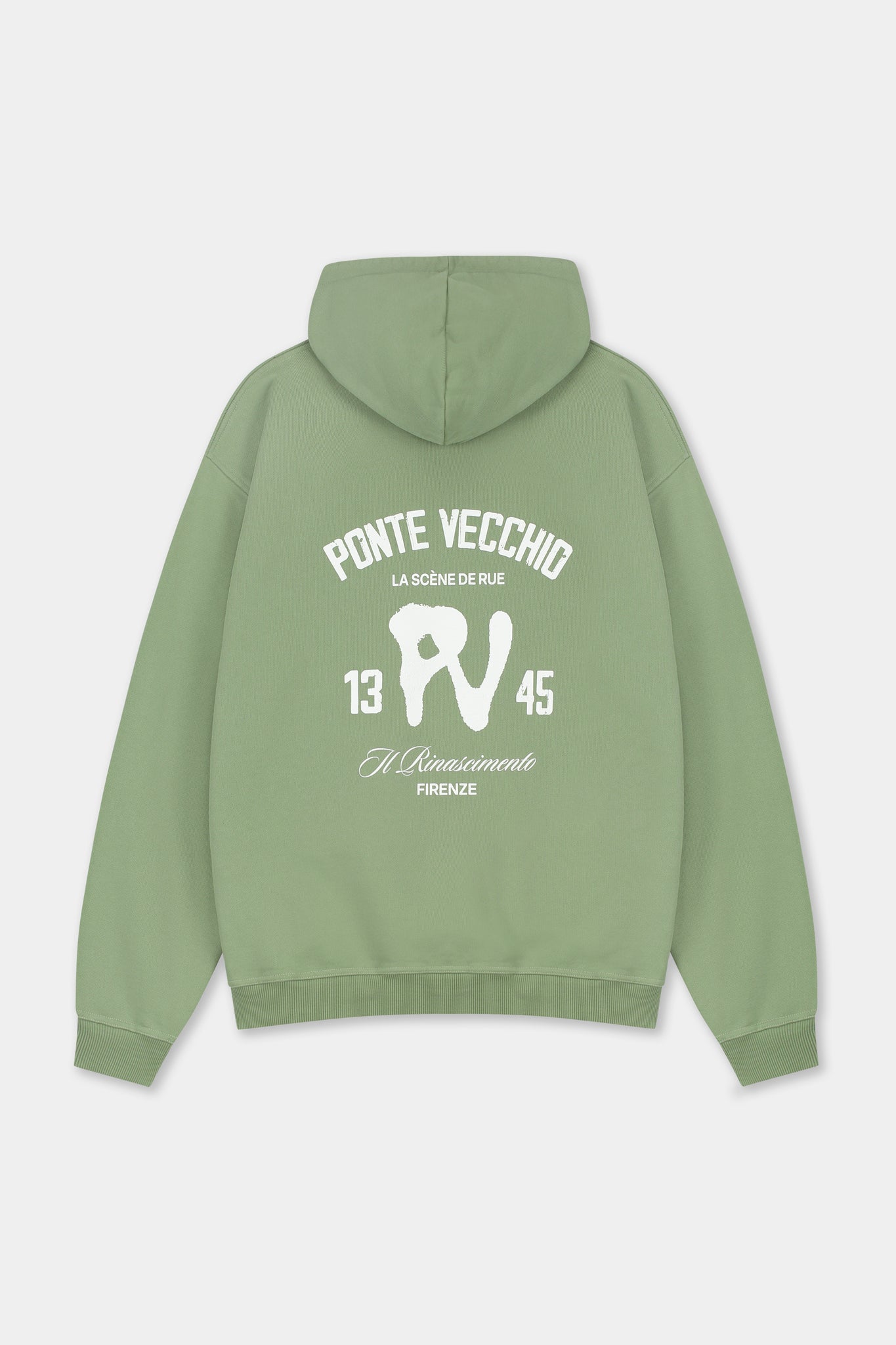 PONTE VECCHIO HOODIE - SEA SPRAY GREEN - LA SCÈNE DE RUEHoodieLA SCÈNE DE RUELA SCÈNE DE RUE