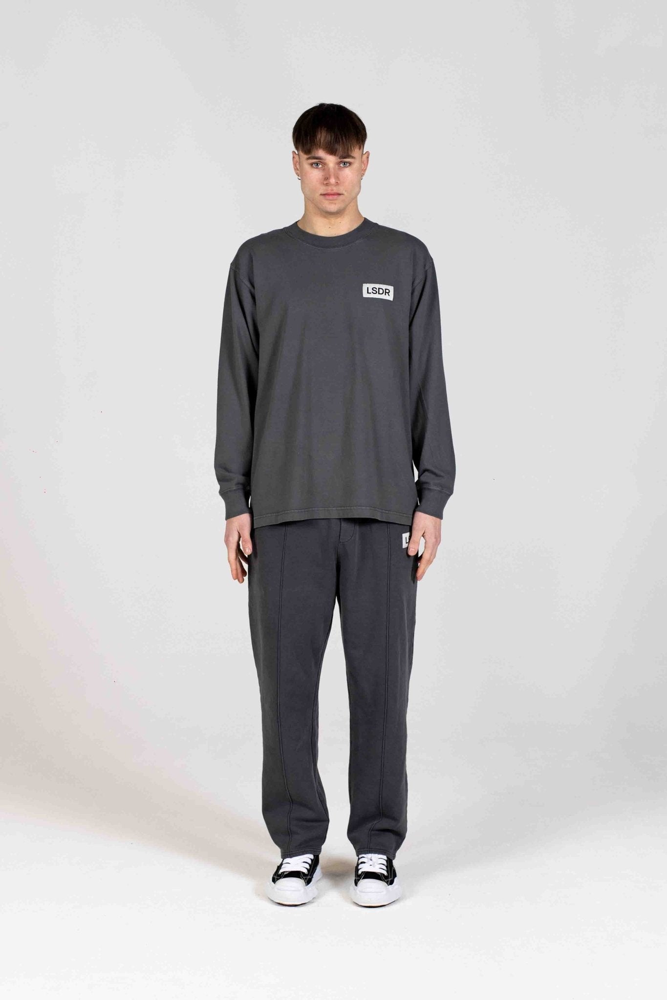 UDR LONG SLEEVE T-SHIRT - GRAY PINSTRIPE - LA SCÈNE DE RUELong sleeved T-shirtLA SCÈNE DE RUELA SCÈNE DE RUE