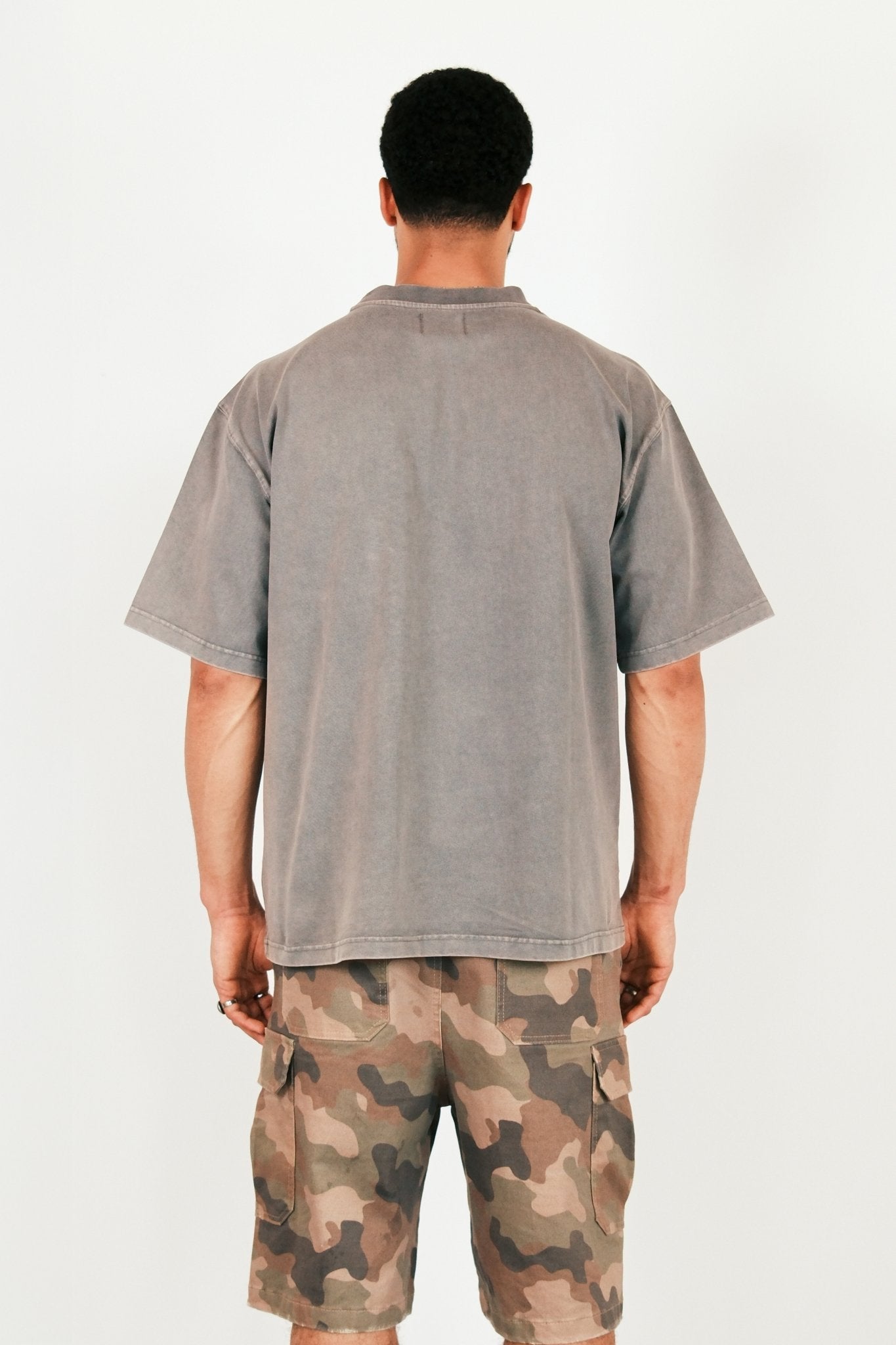 999 T-SHIRT - WASHED GRAY - LA SCÈNE DE RUET-ShirtLA SCÈNE DE RUELA SCÈNE DE RUE