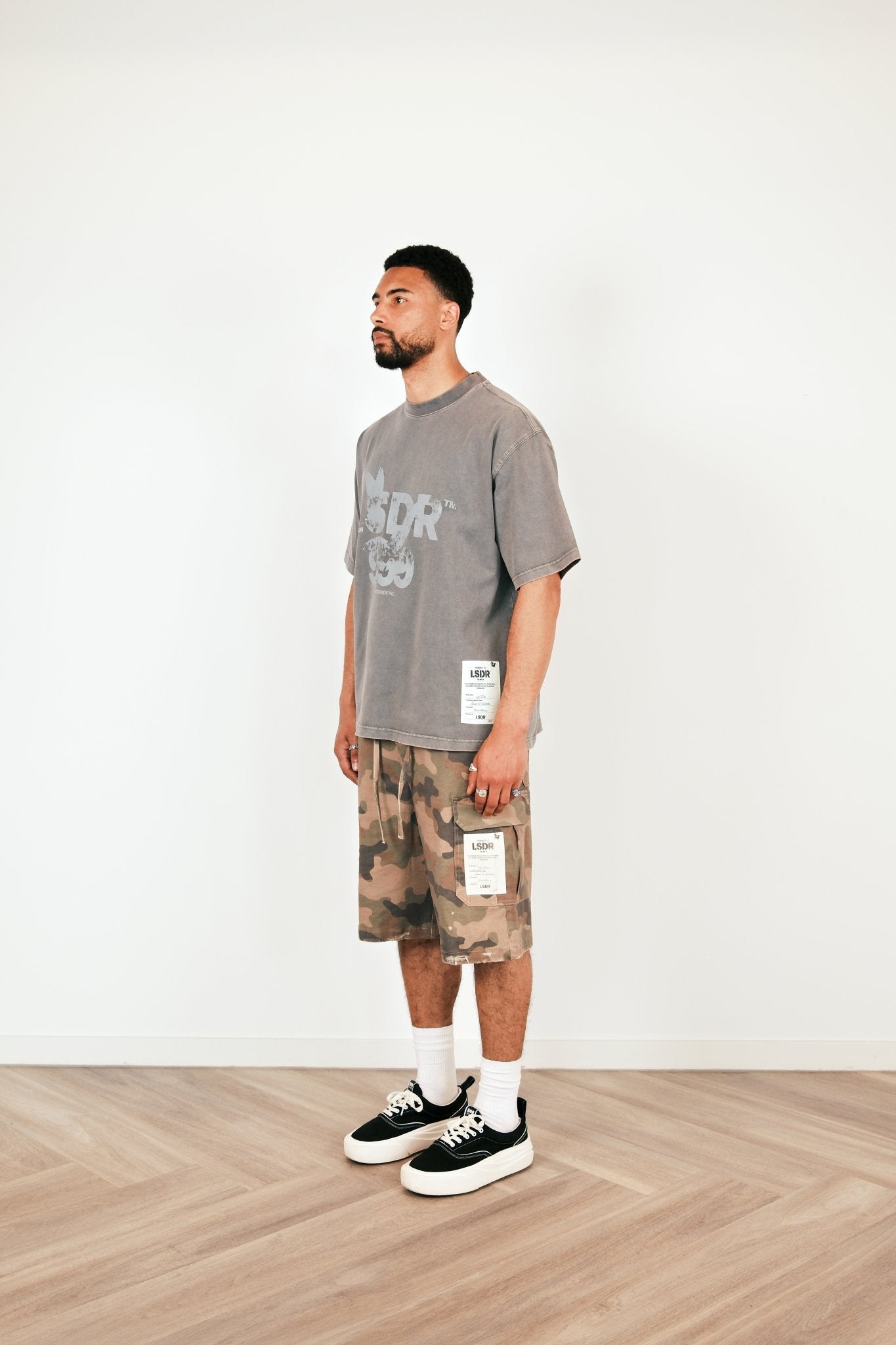 999 T-SHIRT - WASHED GRAY - LA SCÈNE DE RUET-ShirtLA SCÈNE DE RUELA SCÈNE DE RUE