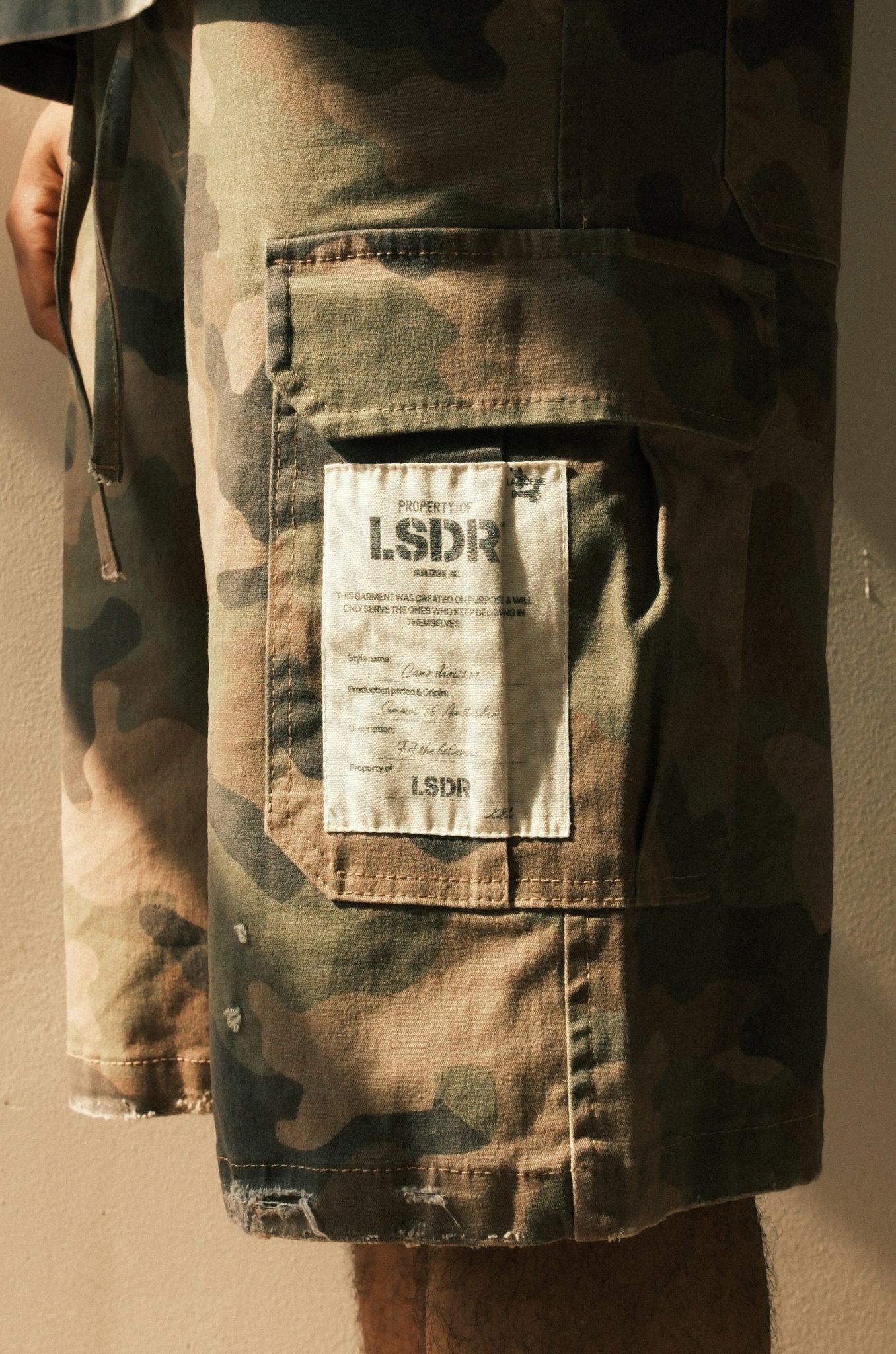 CAMO SHORTS V1 - VINTAGE WASHED - LA SCÈNE DE RUECotton shortLA SCÈNE DE RUELA SCÈNE DE RUE