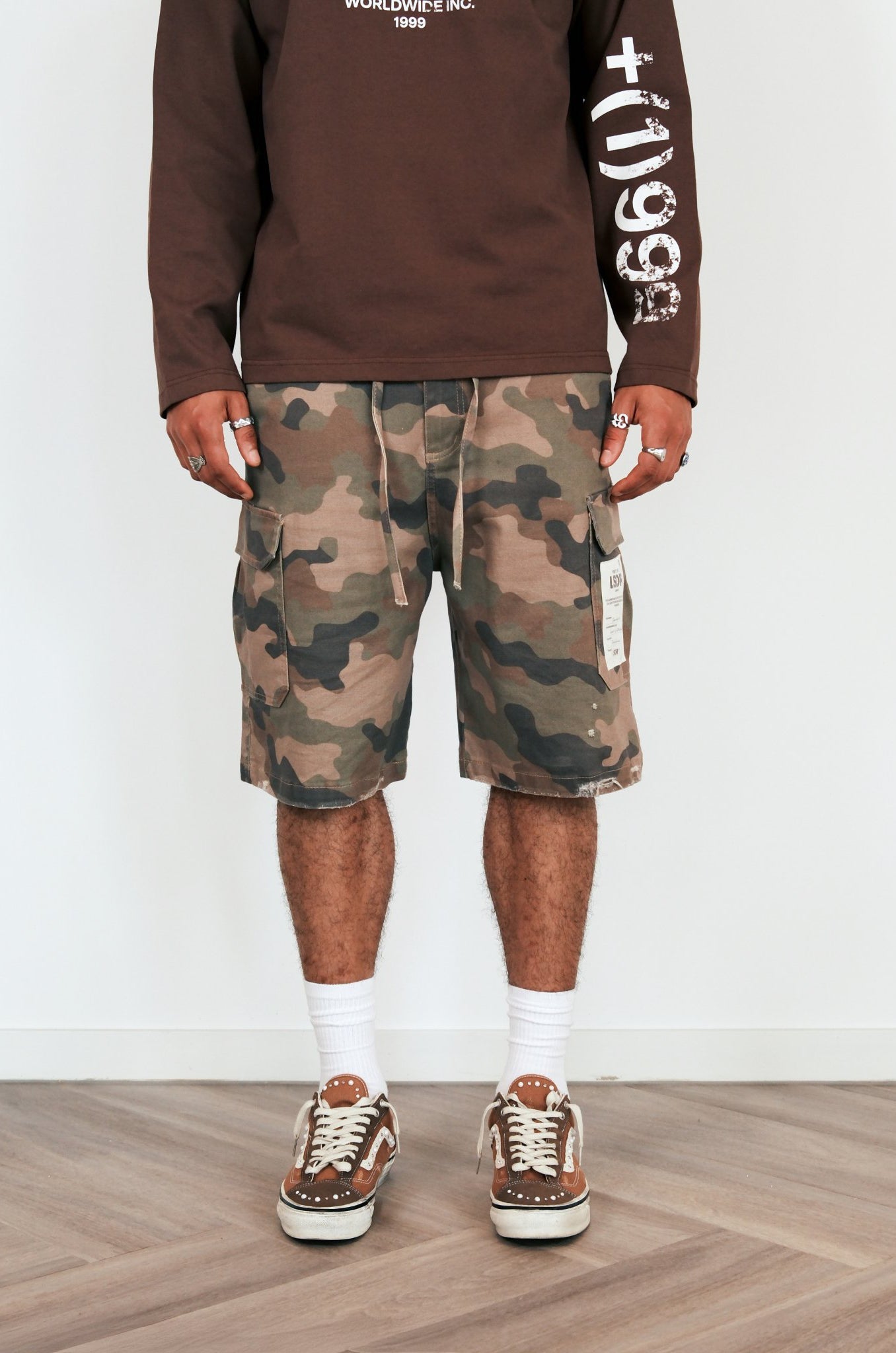 CAMO SHORTS V1 - VINTAGE WASHED - LA SCÈNE DE RUECotton shortLA SCÈNE DE RUELA SCÈNE DE RUE