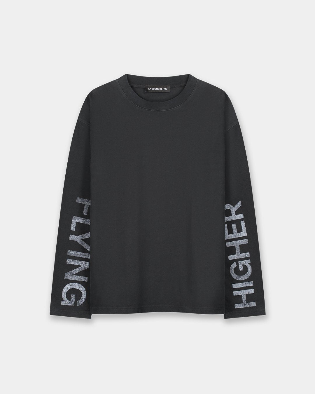 FLYING HIGHER LONG SLEEVE - FADED BLACK - LA SCÈNE DE RUELong sleeved T-shirtLA SCÈNE DE RUELA SCÈNE DE RUE
