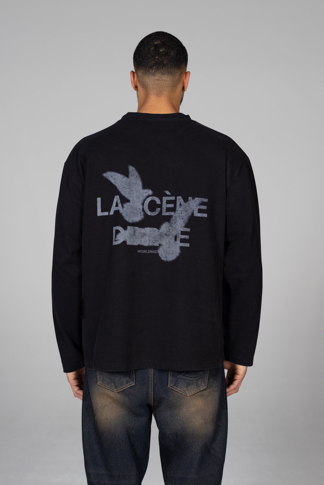 FLYING HIGHER LONG SLEEVE - FADED BLACK - LA SCÈNE DE RUELong sleeved T-shirtLA SCÈNE DE RUELA SCÈNE DE RUE