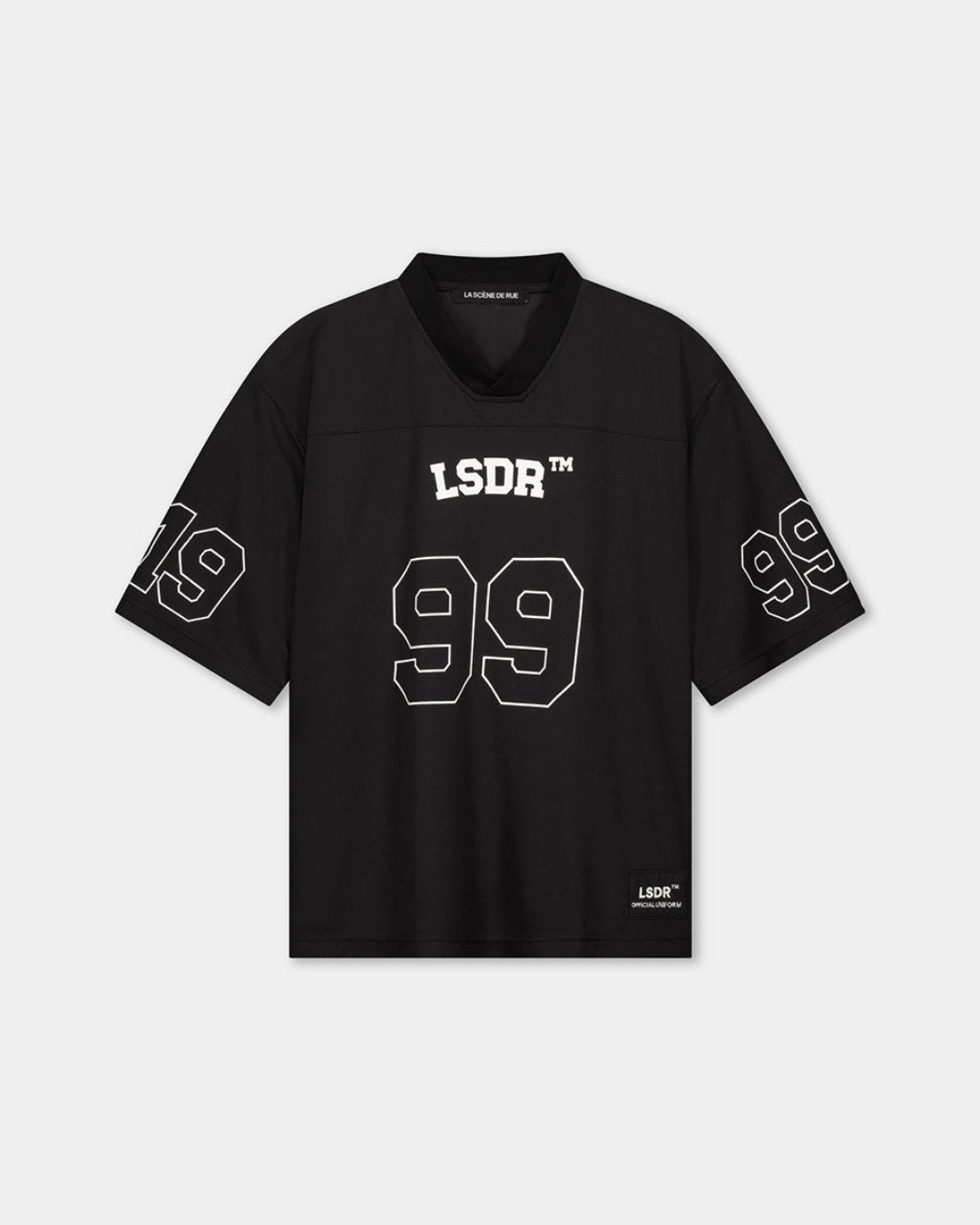 FOOTBALL JERSEY - JET BLACK