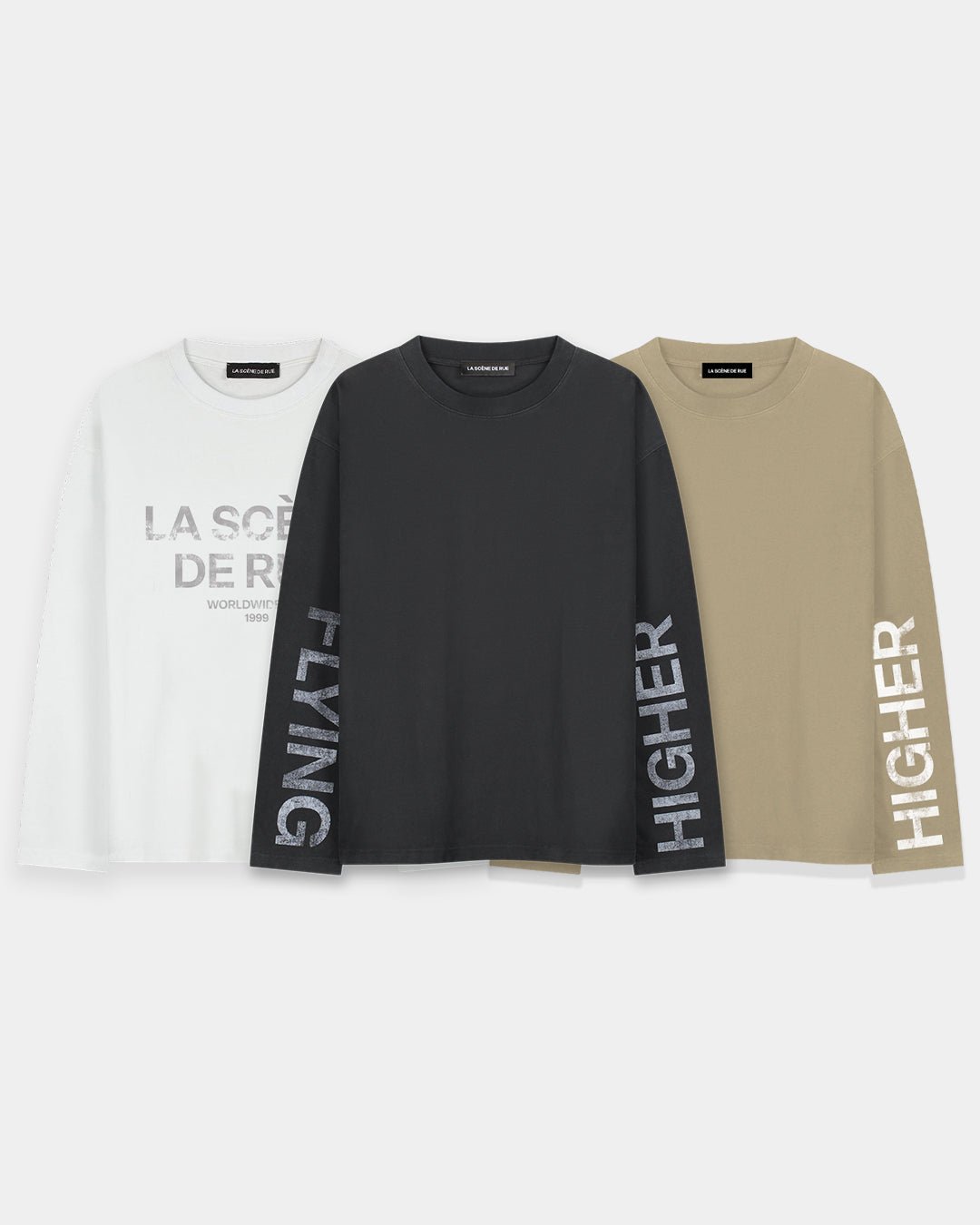 LONG SLEEVE 3 - PACK - LA SCÈNE DE RUELA SCÈNE DE RUELA SCÈNE DE RUE