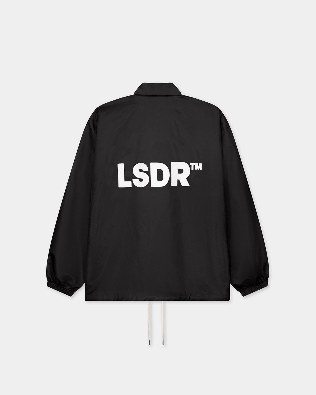 NYLON COACH JACKET - JET BLACK - LA SCÈNE DE RUECoach JacketLA SCÈNE DE RUELA SCÈNE DE RUE