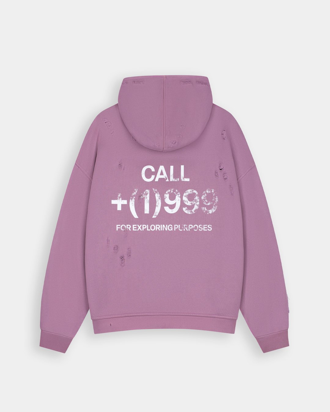 PURPOSE ZIP HOODIE - DUSTY LAVENDER