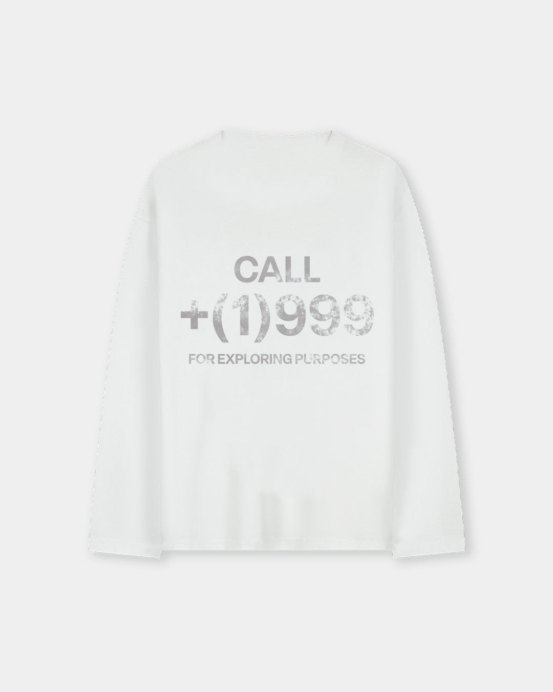 PURPOSE LONG SLEEVE - AGED WHITE - LA SCÈNE DE RUELong sleeved T-shirtLA SCÈNE DE RUELA SCÈNE DE RUE