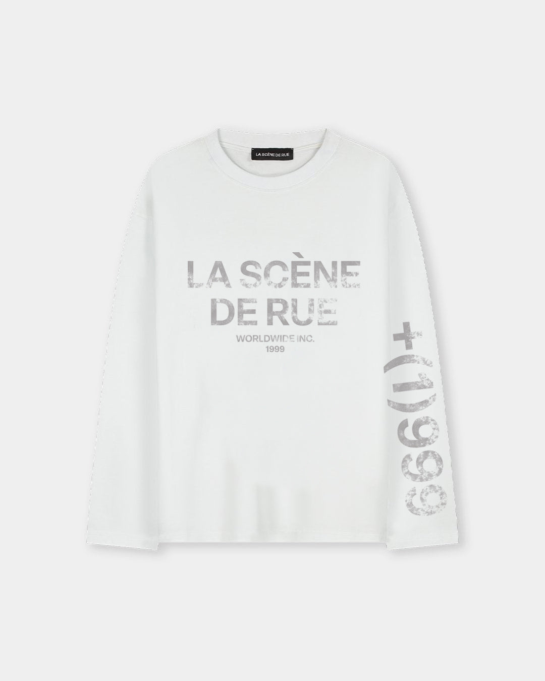 PURPOSE LONG SLEEVE - AGED WHITE - LA SCÈNE DE RUELong sleeved T-shirtLA SCÈNE DE RUELA SCÈNE DE RUE