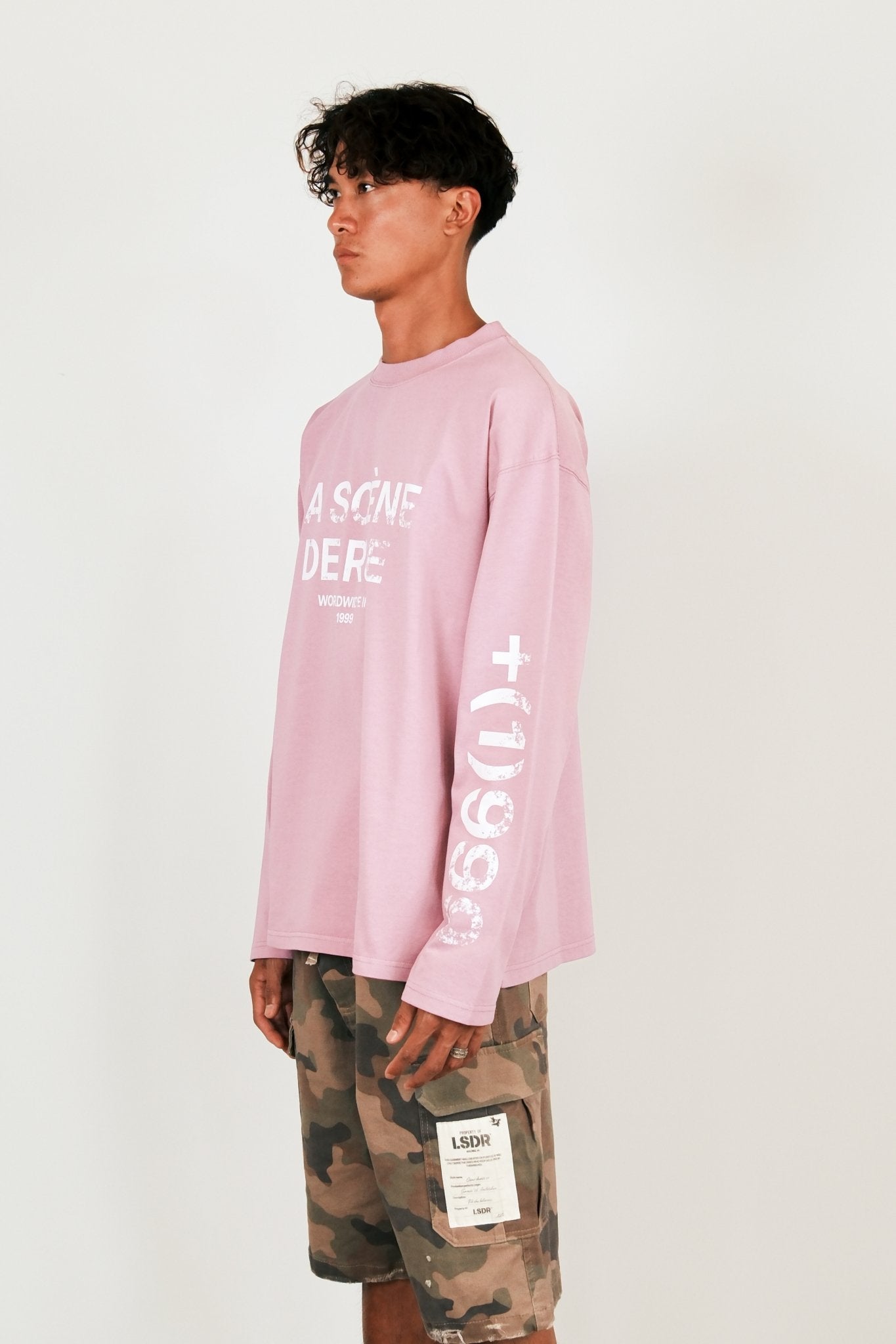 PURPOSE LONG SLEEVE - DUSTY PINK - LA SCÈNE DE RUELong sleeved T-shirtLA SCÈNE DE RUELA SCÈNE DE RUE