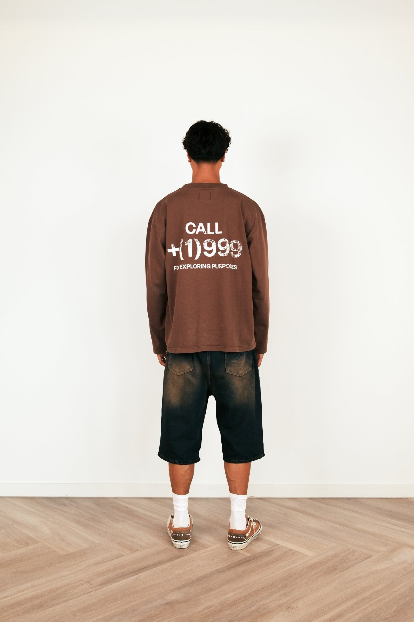 PURPOSE LONG SLEEVE - SEAL BROWN - LA SCÈNE DE RUELong sleeved T-shirtLA SCÈNE DE RUELA SCÈNE DE RUE