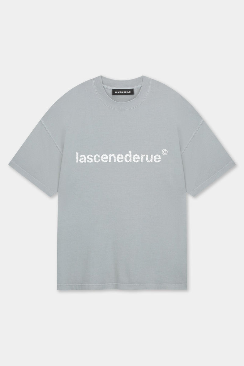 REVERSED LOGO T-SHIRT - ULTIMATE GREY - LA SCÈNE DE RUET-ShirtLA SCÈNE DE RUELA SCÈNE DE RUE